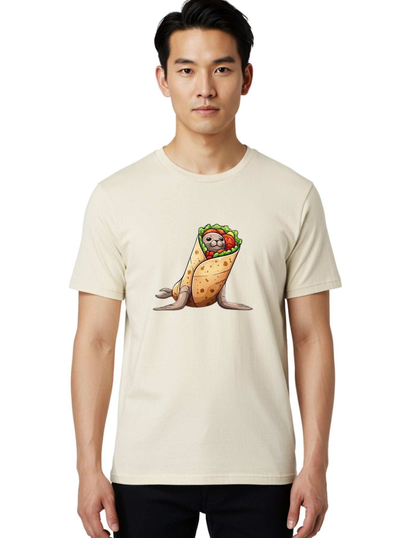 Seal-In-Burrito-Wrap Men'S Graphic Tee, 100% Cotton, Comfortable Casual Summer Wear, Machine Washable, Vintage Camera, Old Camera, Antique Camera, Black Camera, Classic Photography, Photography Equipment, Nostalgic Device, Film Camera, Bap995 19