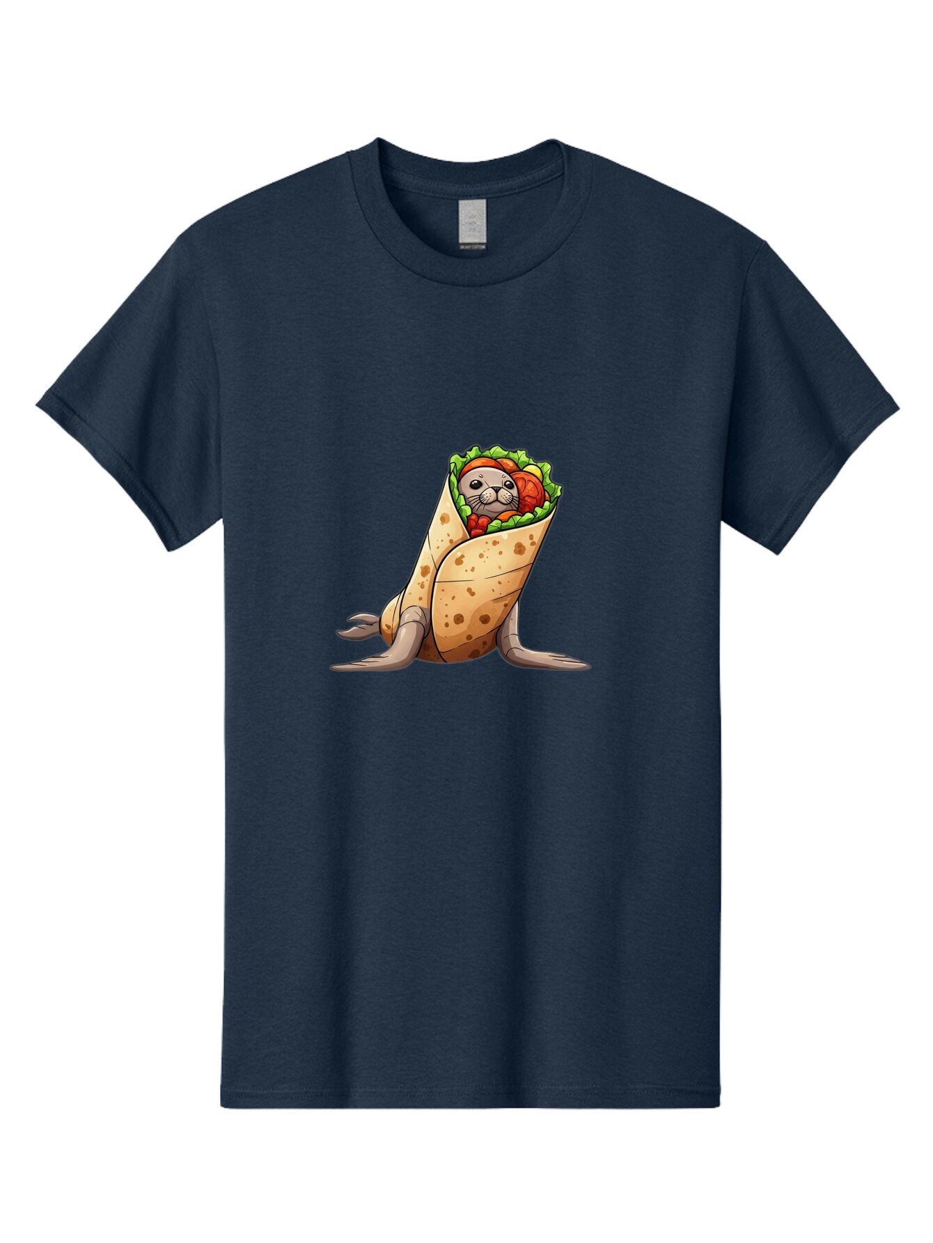 Seal-In-Burrito-Wrap Men'S Graphic Tee, 100% Cotton, Comfortable Casual Summer Wear, Machine Washable, Vintage Camera, Old Camera, Antique Camera, Black Camera, Classic Photography, Photography Equipment, Nostalgic Device, Film Camera, Bap995 5