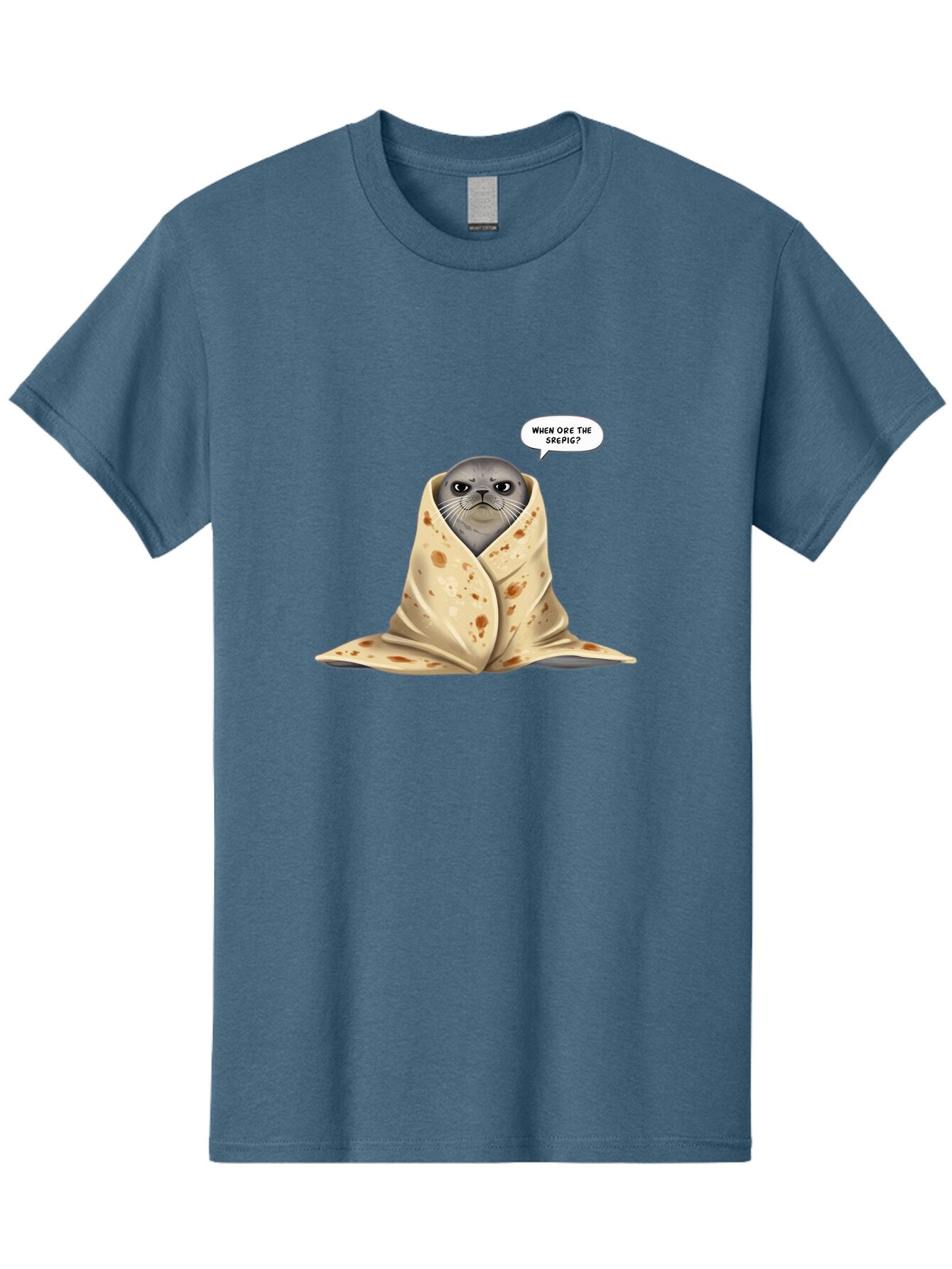 Seal-Wrapped-In-Tortilla Men'S Graphic Tee, 100% Cotton, Comfortable Casual Summer Wear, Machine Washable, Vintage Camera, Old Camera, Antique Camera, Black Camera, Classic Photography, Photography Equipment, Nostalgic Device, Film Camera, Baq001 11