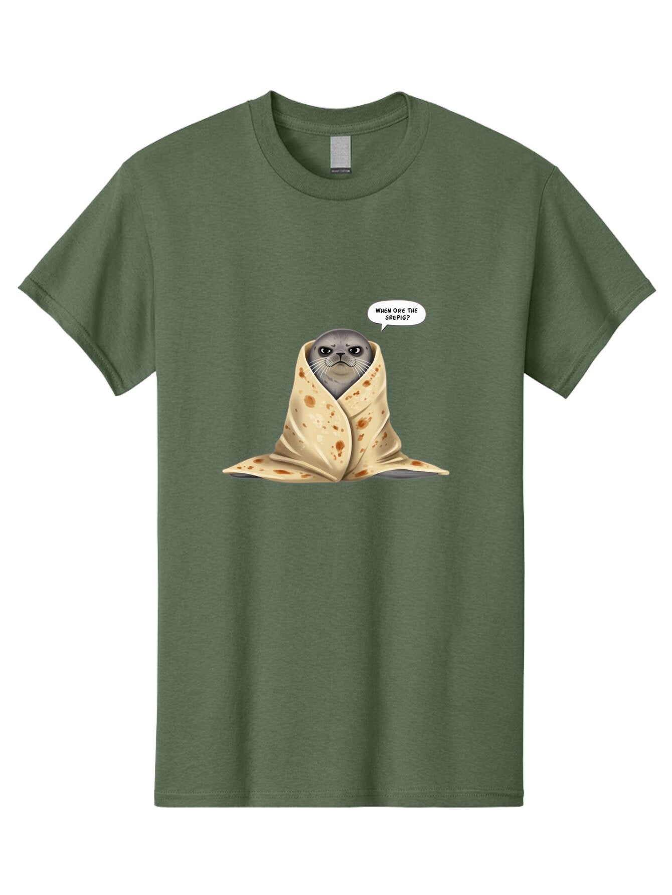 Seal-Wrapped-In-Tortilla Men'S Graphic Tee, 100% Cotton, Comfortable Casual Summer Wear, Machine Washable, Vintage Camera, Old Camera, Antique Camera, Black Camera, Classic Photography, Photography Equipment, Nostalgic Device, Film Camera, Baq001 7