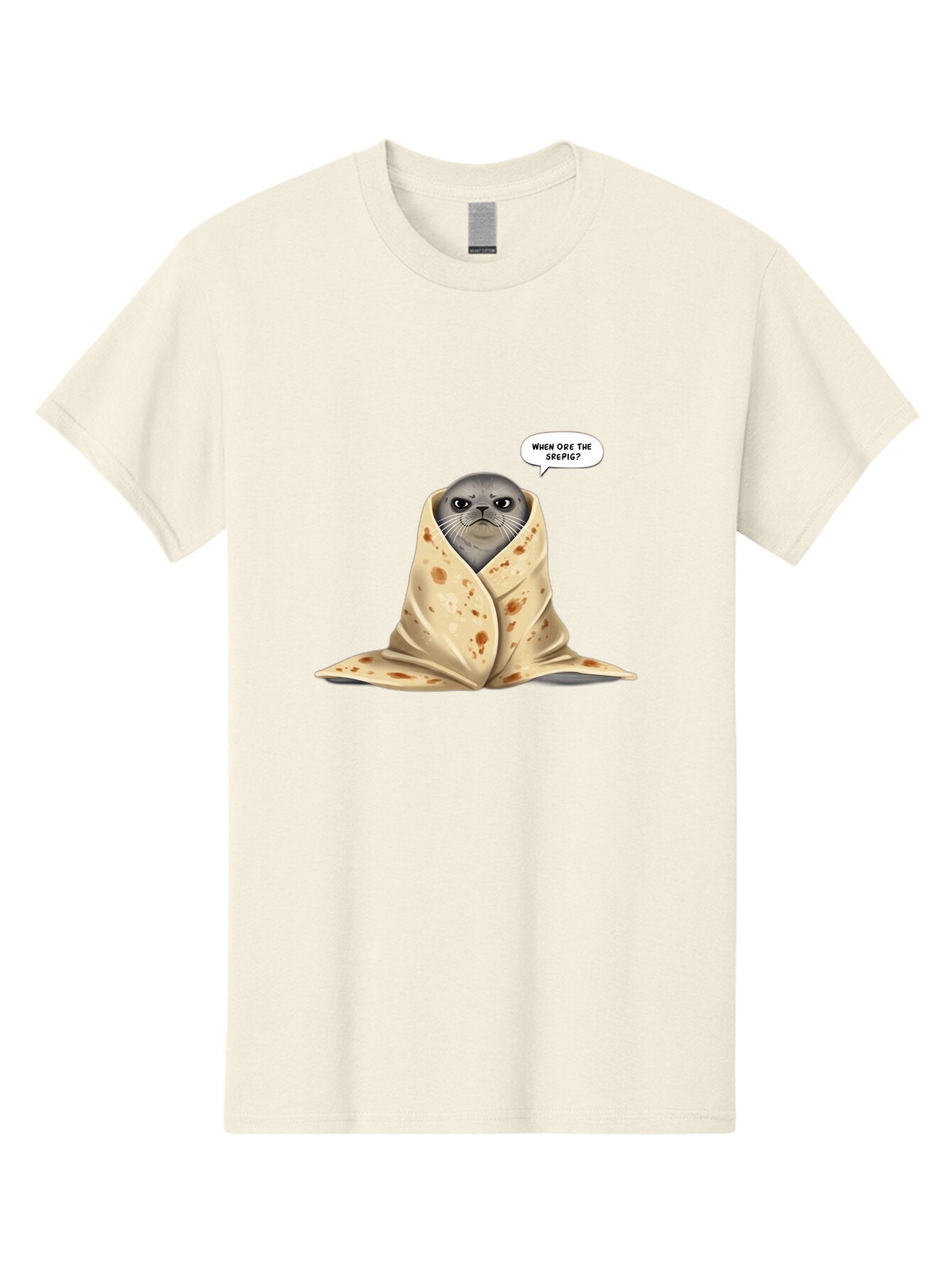 Seal-Wrapped-In-Tortilla Men'S Graphic Tee, 100% Cotton, Comfortable Casual Summer Wear, Machine Washable, Vintage Camera, Old Camera, Antique Camera, Black Camera, Classic Photography, Photography Equipment, Nostalgic Device, Film Camera, Baq001 15