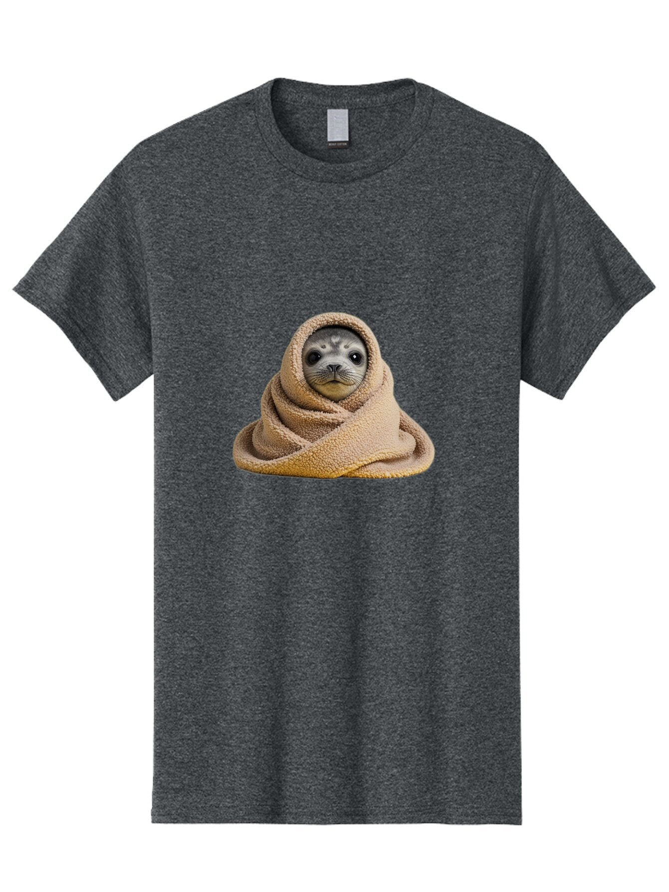 Seal-Wrapped-In-Towel Men'S Graphic Tee, 100% Cotton, Comfortable Casual Summer Wear, Machine Washable, Vintage Camera, Old Camera, Antique Camera, Black Camera, Classic Photography, Photography Equipment, Nostalgic Device, Film Camera, Baq002 6