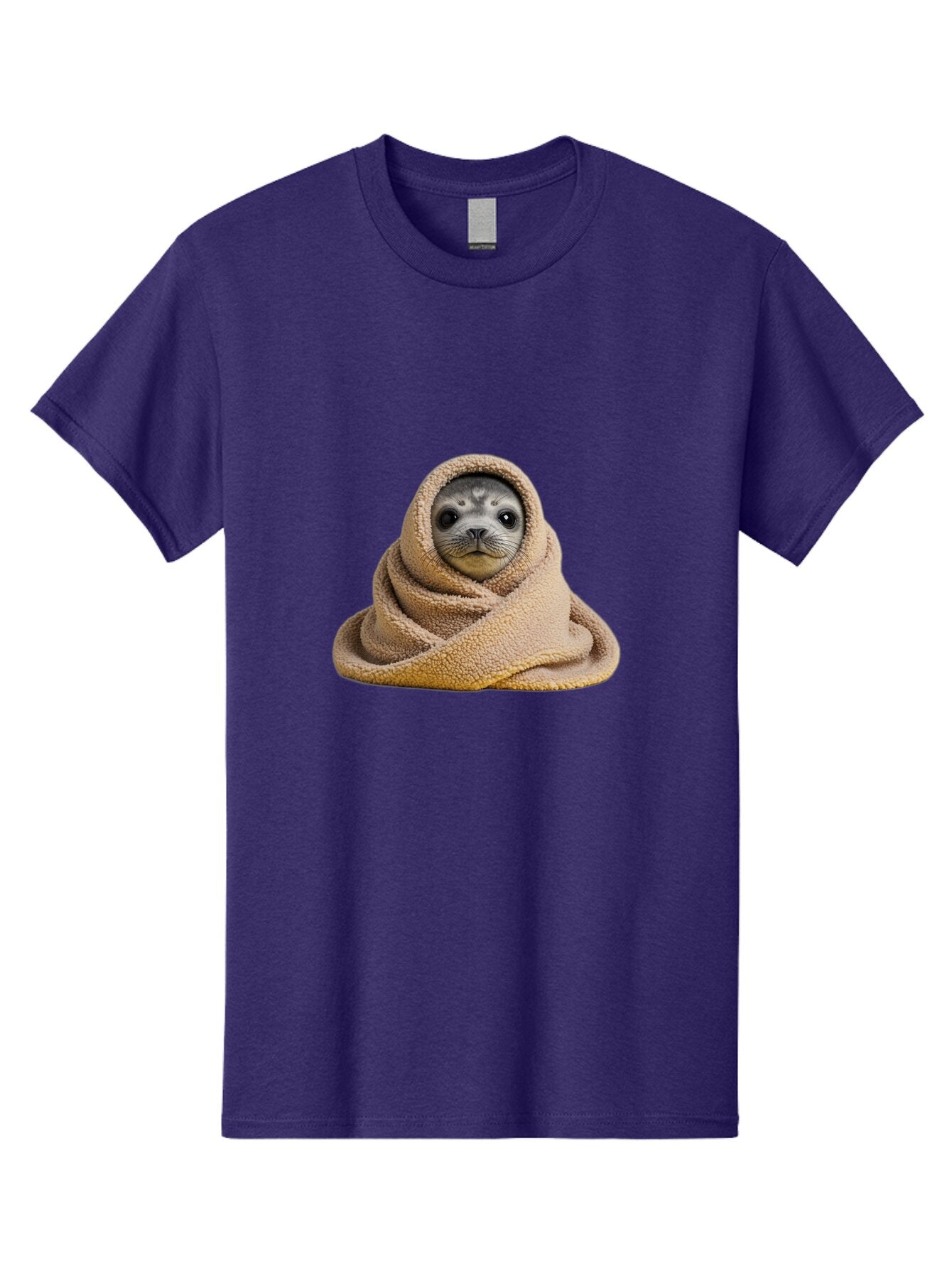 Seal-Wrapped-In-Towel Men'S Graphic Tee, 100% Cotton, Comfortable Casual Summer Wear, Machine Washable, Vintage Camera, Old Camera, Antique Camera, Black Camera, Classic Photography, Photography Equipment, Nostalgic Device, Film Camera, Baq002 5