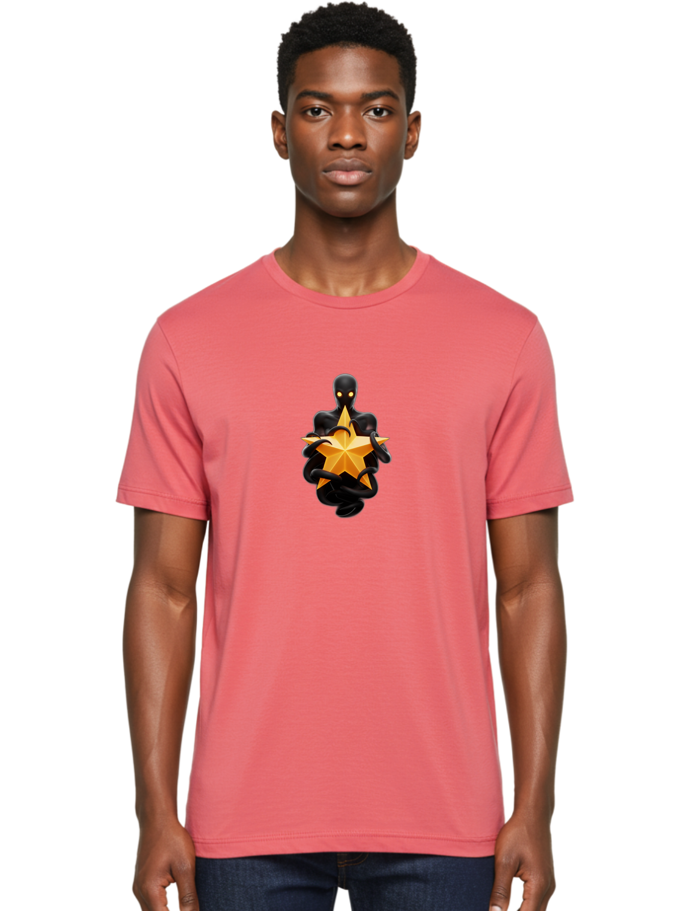 Shadow-Person-With-Star Men'S Graphic Tee, 100% Cotton, Comfortable Casual Summer Wear, Machine Washable, Vintage Camera, Old Camera, Antique Camera, Black Camera, Classic Photography, Photography Equipment, Nostalgic Device, Film Camera, Baq004 22