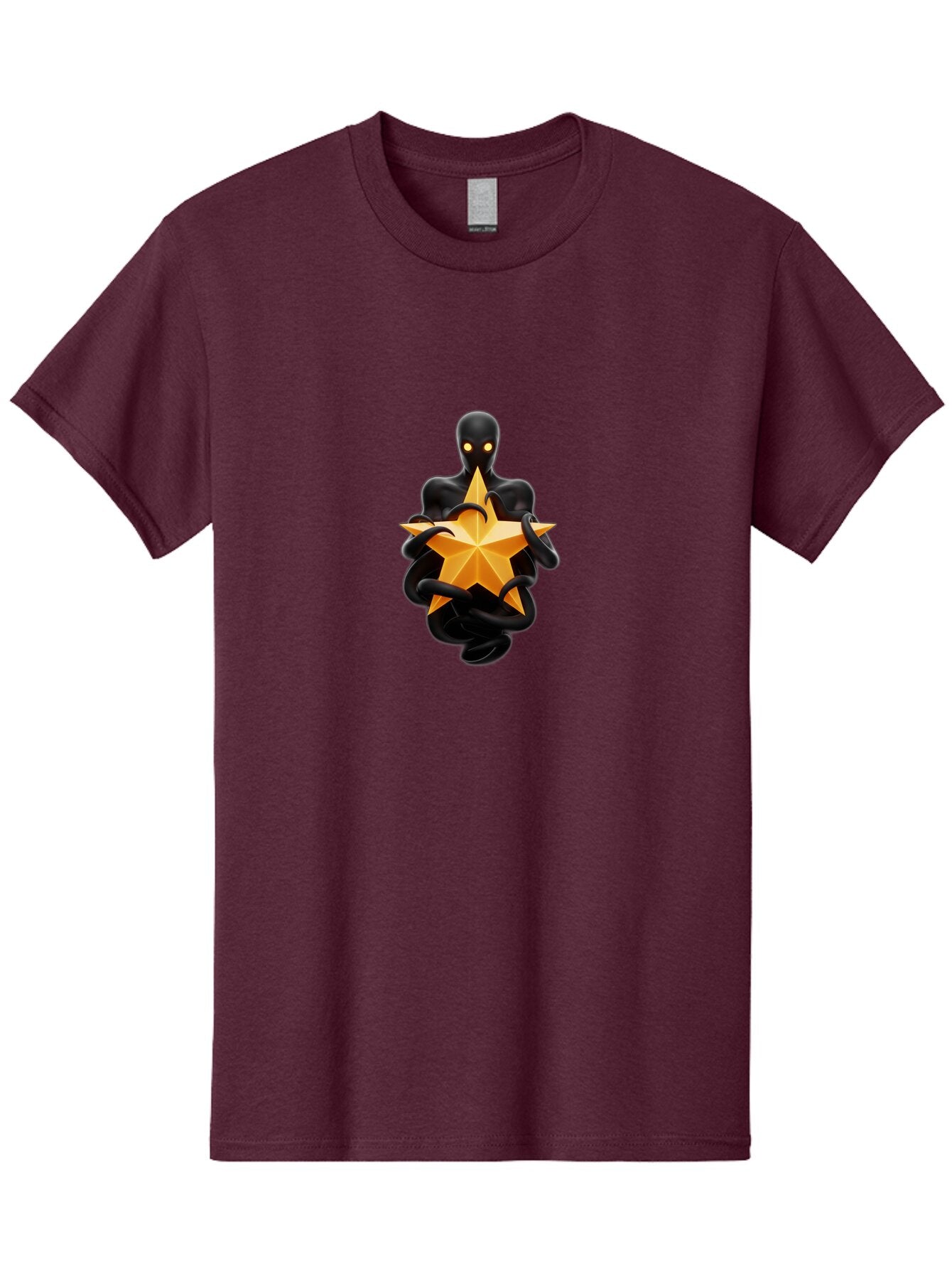 Shadow-Person-With-Star Men'S Graphic Tee, 100% Cotton, Comfortable Casual Summer Wear, Machine Washable, Vintage Camera, Old Camera, Antique Camera, Black Camera, Classic Photography, Photography Equipment, Nostalgic Device, Film Camera, Baq004 10