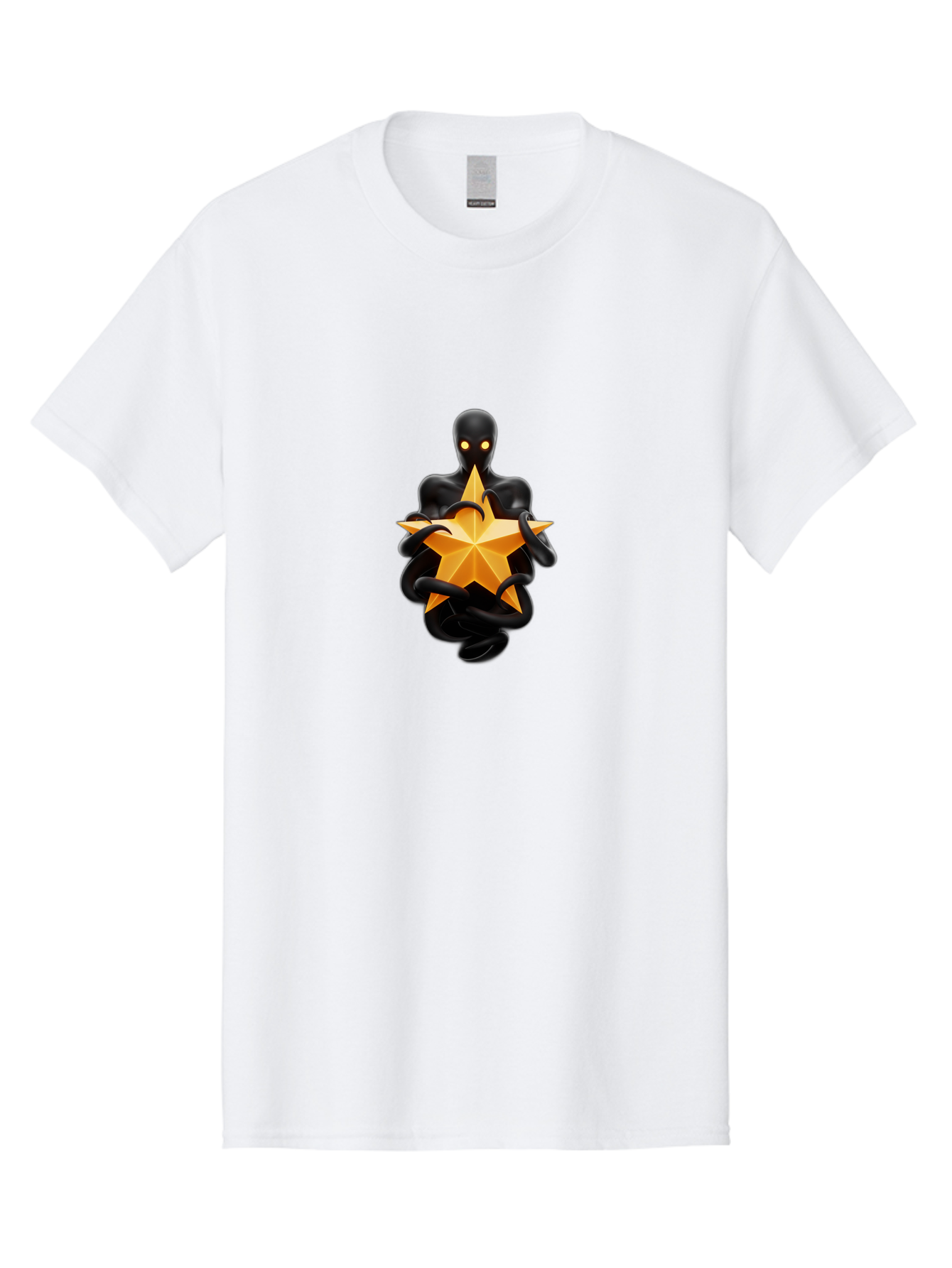 Shadow-Person-With-Star Men'S Graphic Tee, 100% Cotton, Comfortable Casual Summer Wear, Machine Washable, Vintage Camera, Old Camera, Antique Camera, Black Camera, Classic Photography, Photography Equipment, Nostalgic Device, Film Camera, Baq004