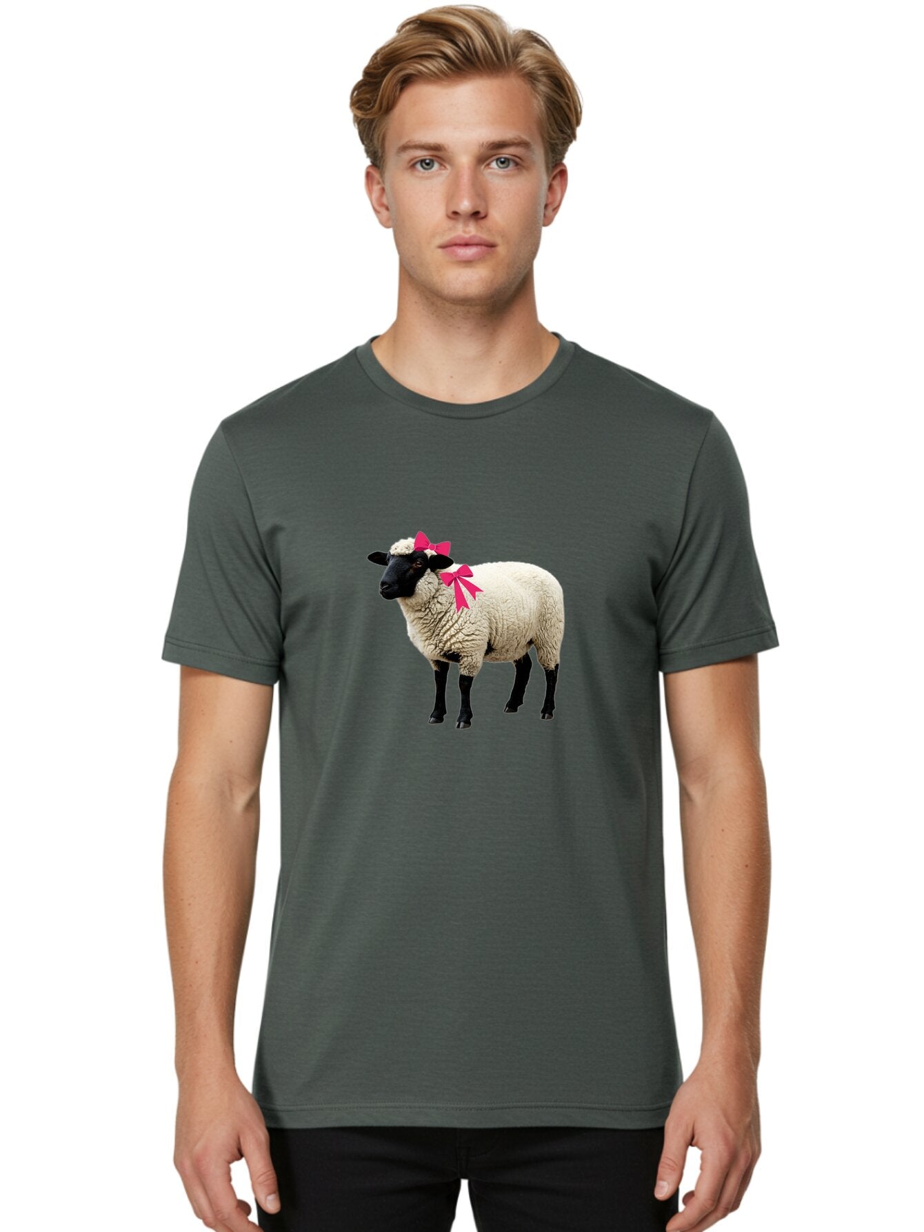 Sheep-With-Bows Men'S Graphic Tee, 100% Cotton, Comfortable Casual Summer Wear, Machine Washable, Vintage Camera, Old Camera, Antique Camera, Black Camera, Classic Photography, Photography Equipment, Nostalgic Device, Film Camera, Camera Art Baq007 26
