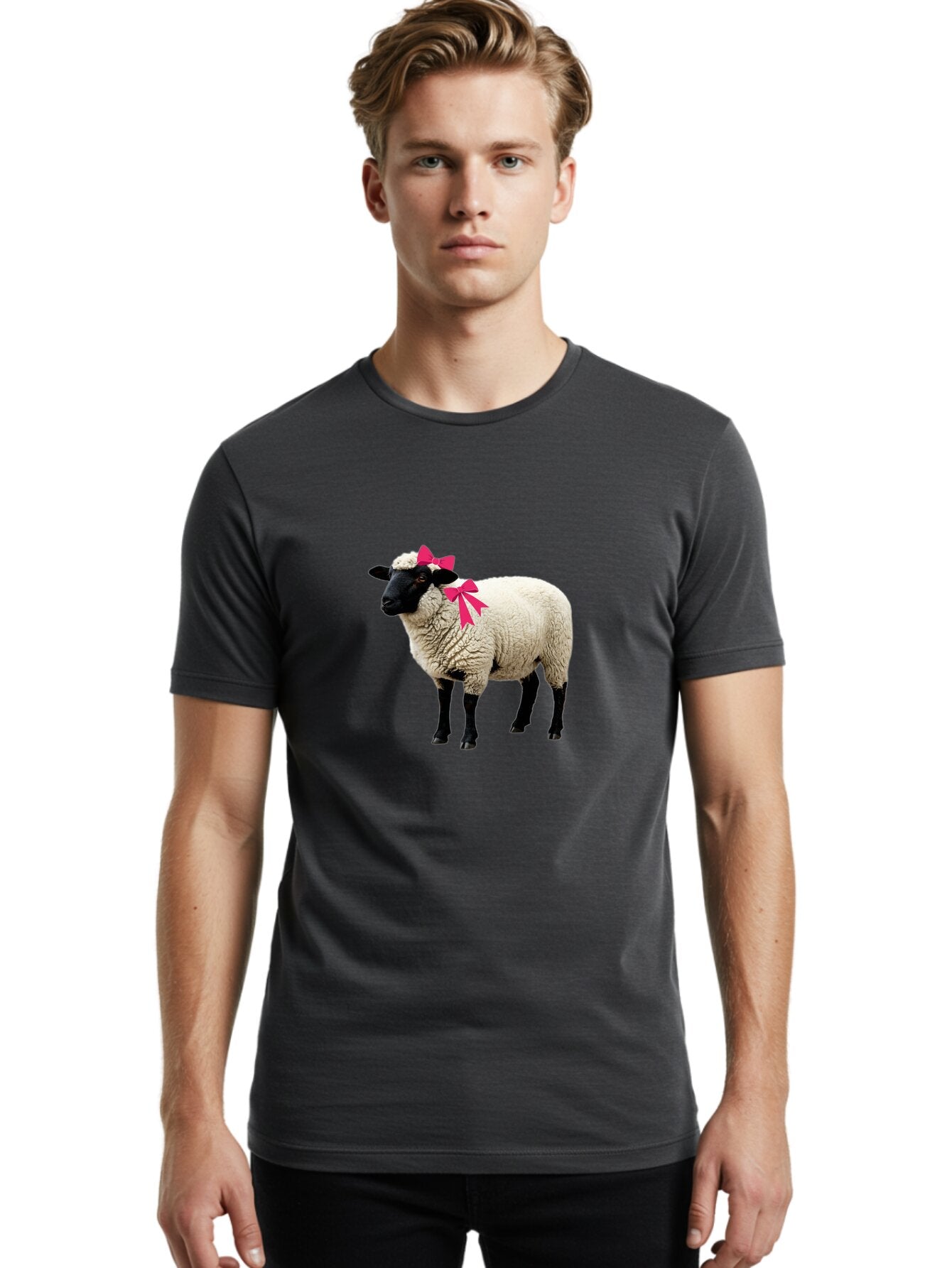 Sheep-With-Bows Men'S Graphic Tee, 100% Cotton, Comfortable Casual Summer Wear, Machine Washable, Vintage Camera, Old Camera, Antique Camera, Black Camera, Classic Photography, Photography Equipment, Nostalgic Device, Film Camera, Camera Art Baq007 18