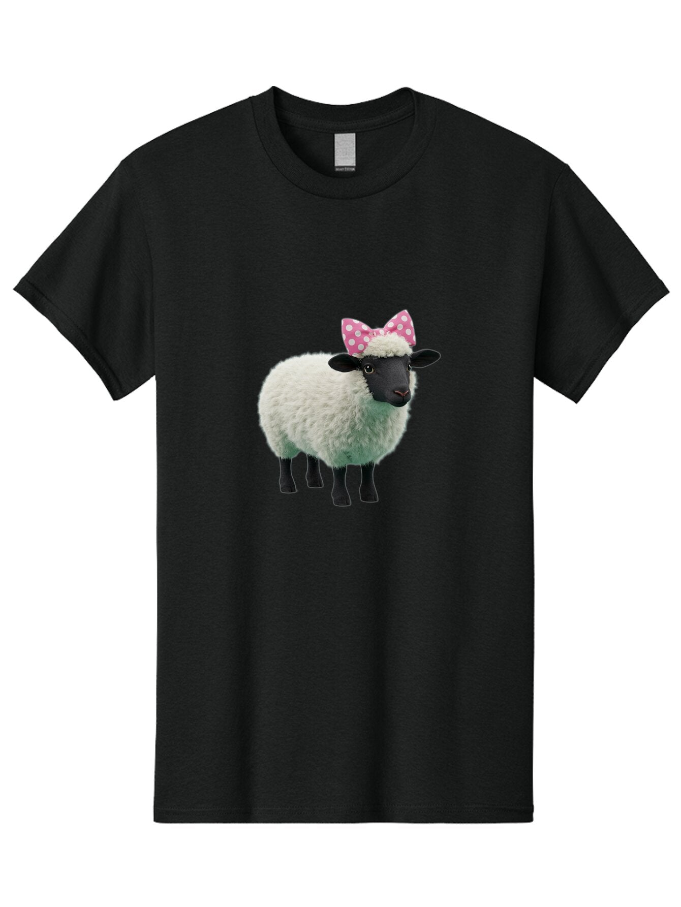 Sheep-With-Pink-Bow-1 Men'S Graphic Tee, 100% Cotton, Comfortable Casual Summer Wear, Machine Washable, Vintage Camera, Old Camera, Antique Camera, Black Camera, Classic Photography, Photography Equipment, Nostalgic Device, Film Camera, Baq008 7