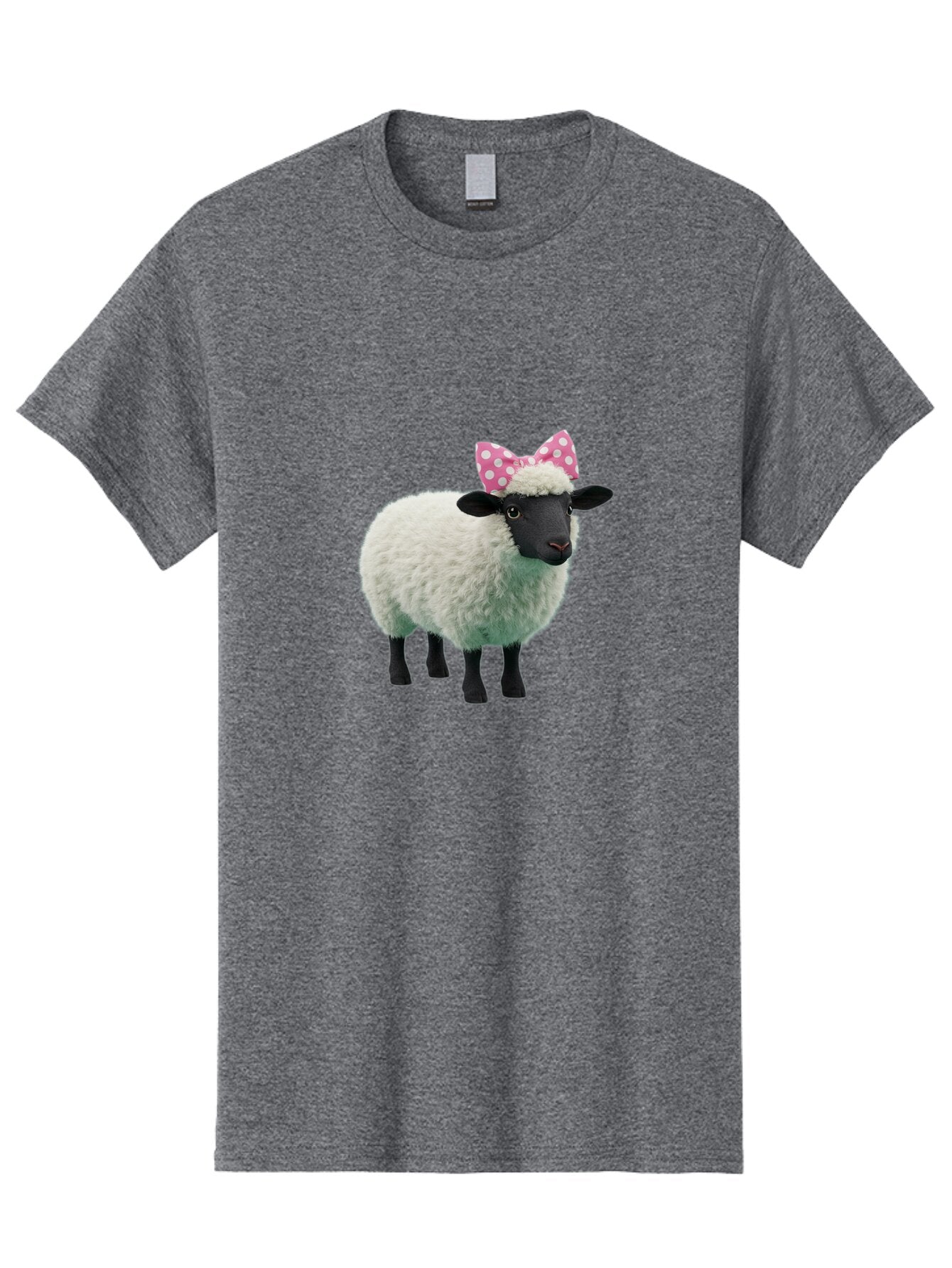 Sheep-With-Pink-Bow-1 Men'S Graphic Tee, 100% Cotton, Comfortable Casual Summer Wear, Machine Washable, Vintage Camera, Old Camera, Antique Camera, Black Camera, Classic Photography, Photography Equipment, Nostalgic Device, Film Camera, Baq008 13
