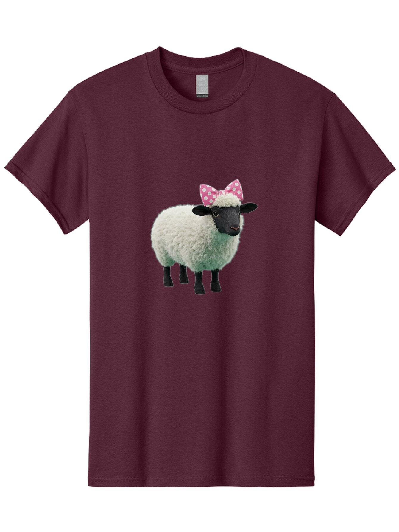 Sheep-With-Pink-Bow-1 Men'S Graphic Tee, 100% Cotton, Comfortable Casual Summer Wear, Machine Washable, Vintage Camera, Old Camera, Antique Camera, Black Camera, Classic Photography, Photography Equipment, Nostalgic Device, Film Camera, Baq008 8