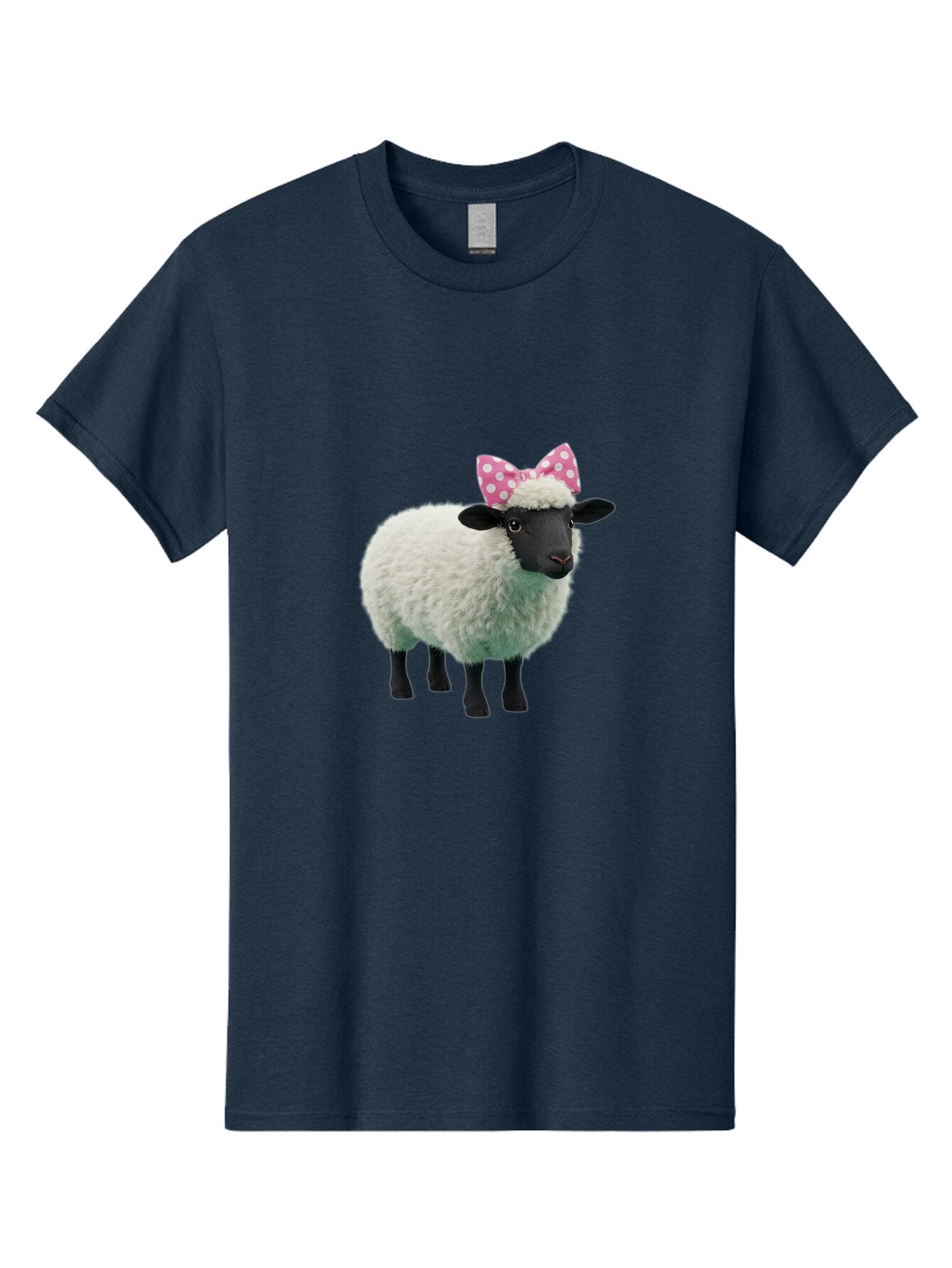 Sheep-With-Pink-Bow-1 Men'S Graphic Tee, 100% Cotton, Comfortable Casual Summer Wear, Machine Washable, Vintage Camera, Old Camera, Antique Camera, Black Camera, Classic Photography, Photography Equipment, Nostalgic Device, Film Camera, Baq008 3