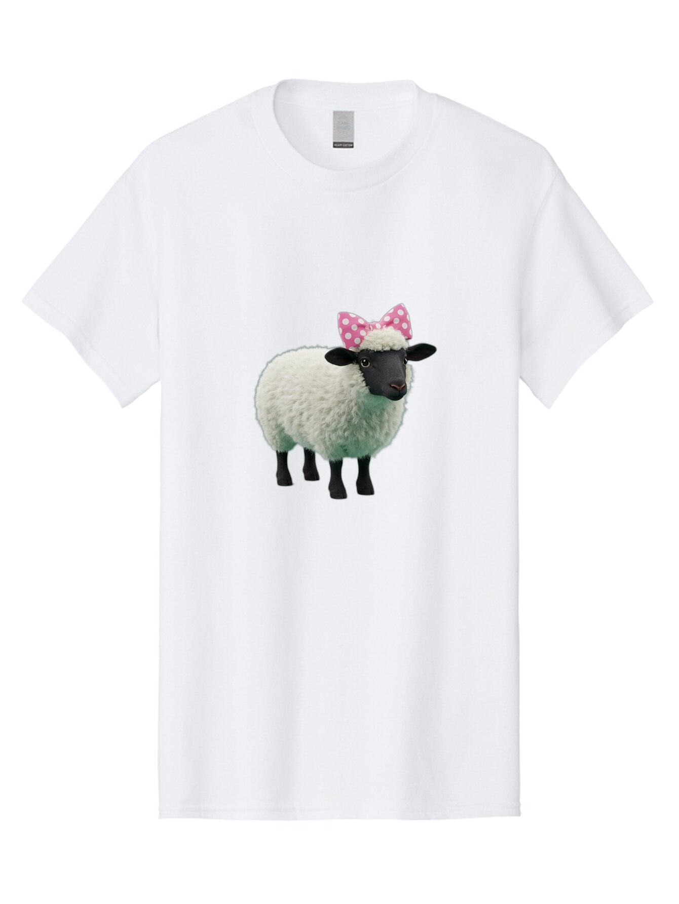 Sheep-With-Pink-Bow-1 Men'S Graphic Tee, 100% Cotton, Comfortable Casual Summer Wear, Machine Washable, Vintage Camera, Old Camera, Antique Camera, Black Camera, Classic Photography, Photography Equipment, Nostalgic Device, Film Camera, Baq008 11