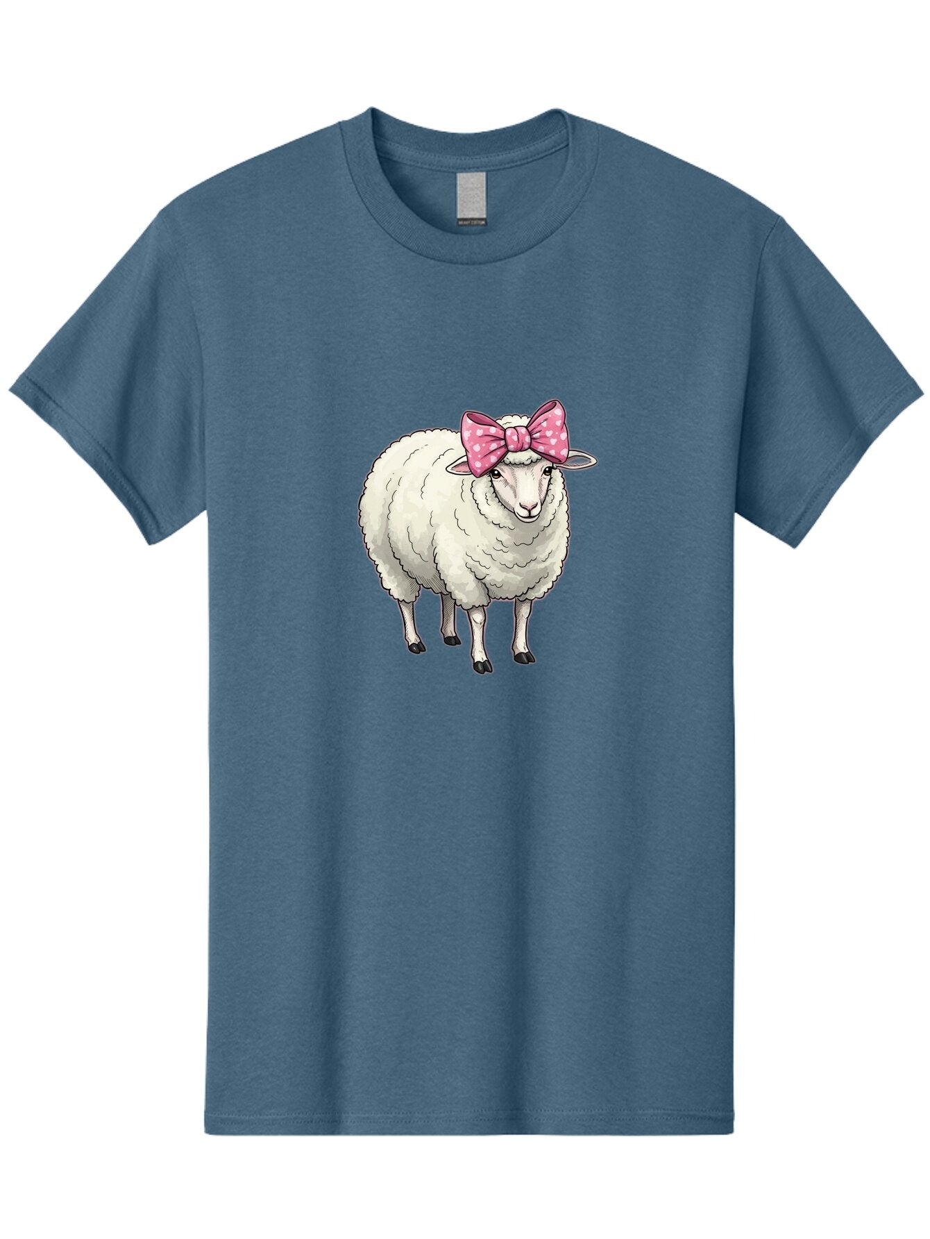 Sheep-With-Pink-Bow-3 Men'S Graphic Tee, 100% Cotton, Comfortable Casual Summer Wear, Machine Washable, Vintage Camera, Old Camera, Antique Camera, Black Camera, Classic Photography, Photography Equipment, Nostalgic Device, Film Camera, Baq010 2