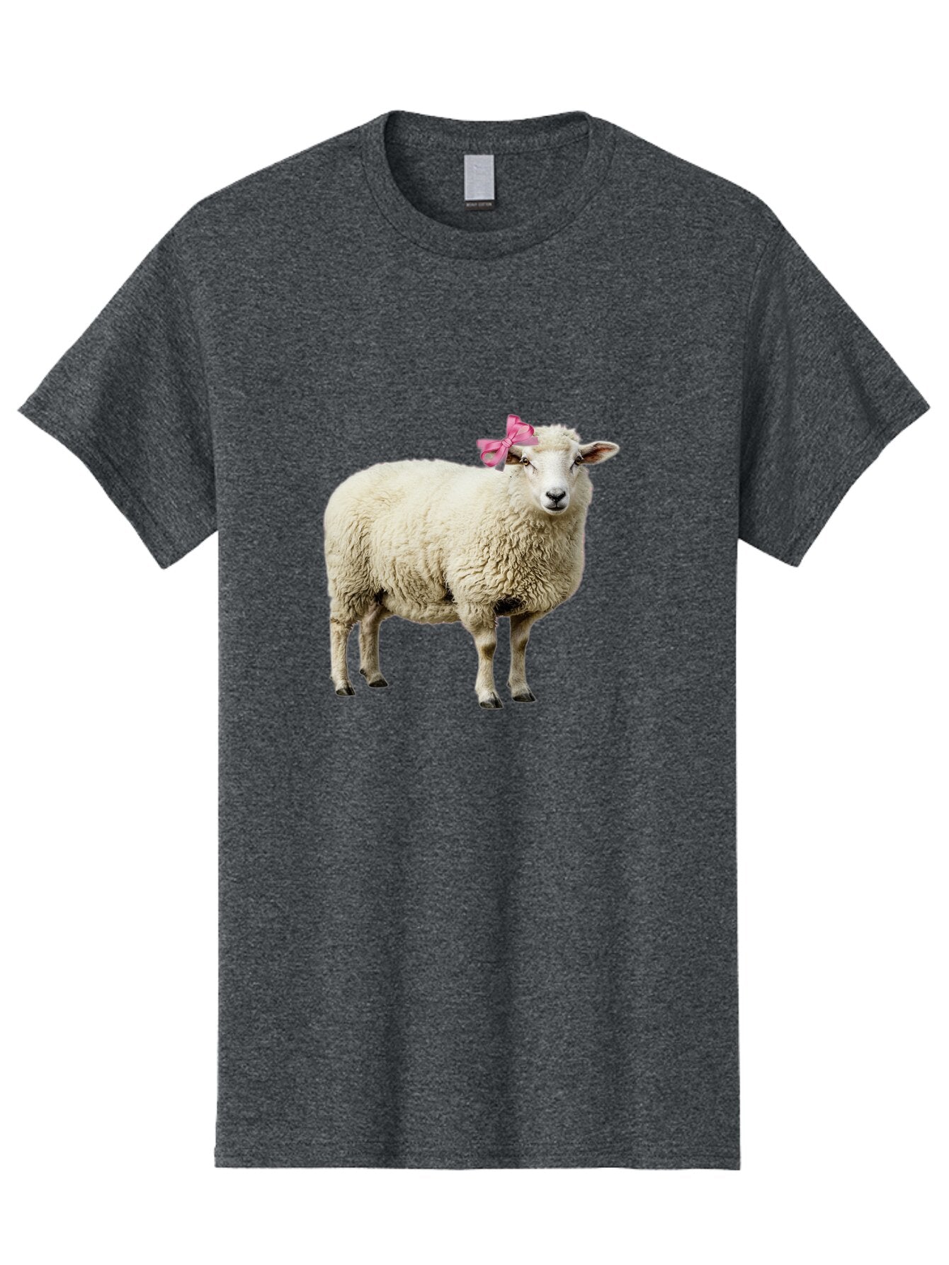 Sheep-With-Pink-Bow-4 Men'S Graphic Tee, 100% Cotton, Comfortable Casual Summer Wear, Machine Washable, Vintage Camera, Old Camera, Antique Camera, Black Camera, Classic Photography, Photography Equipment, Nostalgic Device, Film Camera, Baq011 3