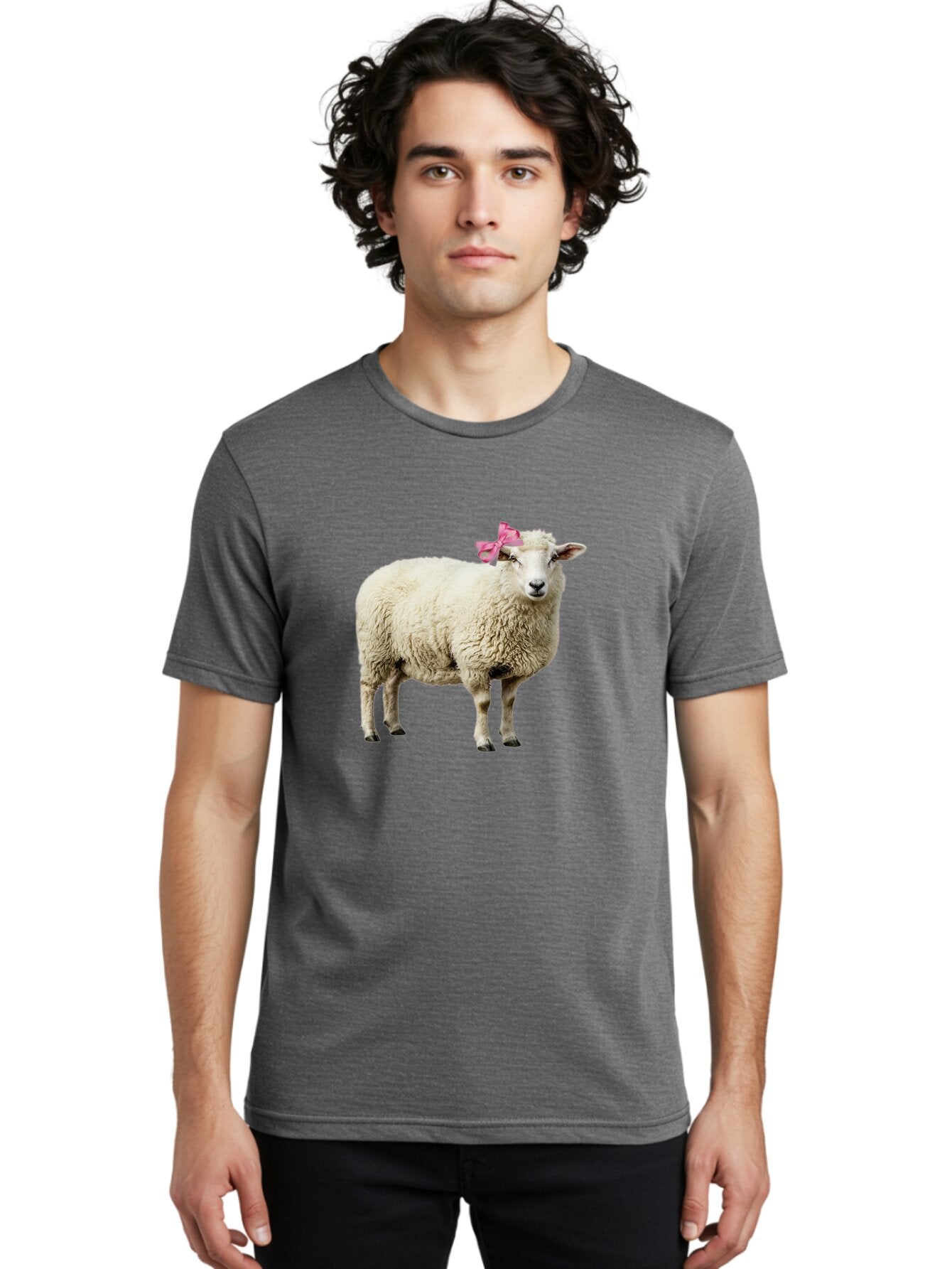 Sheep-With-Pink-Bow-4 Men'S Graphic Tee, 100% Cotton, Comfortable Casual Summer Wear, Machine Washable, Vintage Camera, Old Camera, Antique Camera, Black Camera, Classic Photography, Photography Equipment, Nostalgic Device, Film Camera, Baq011 21