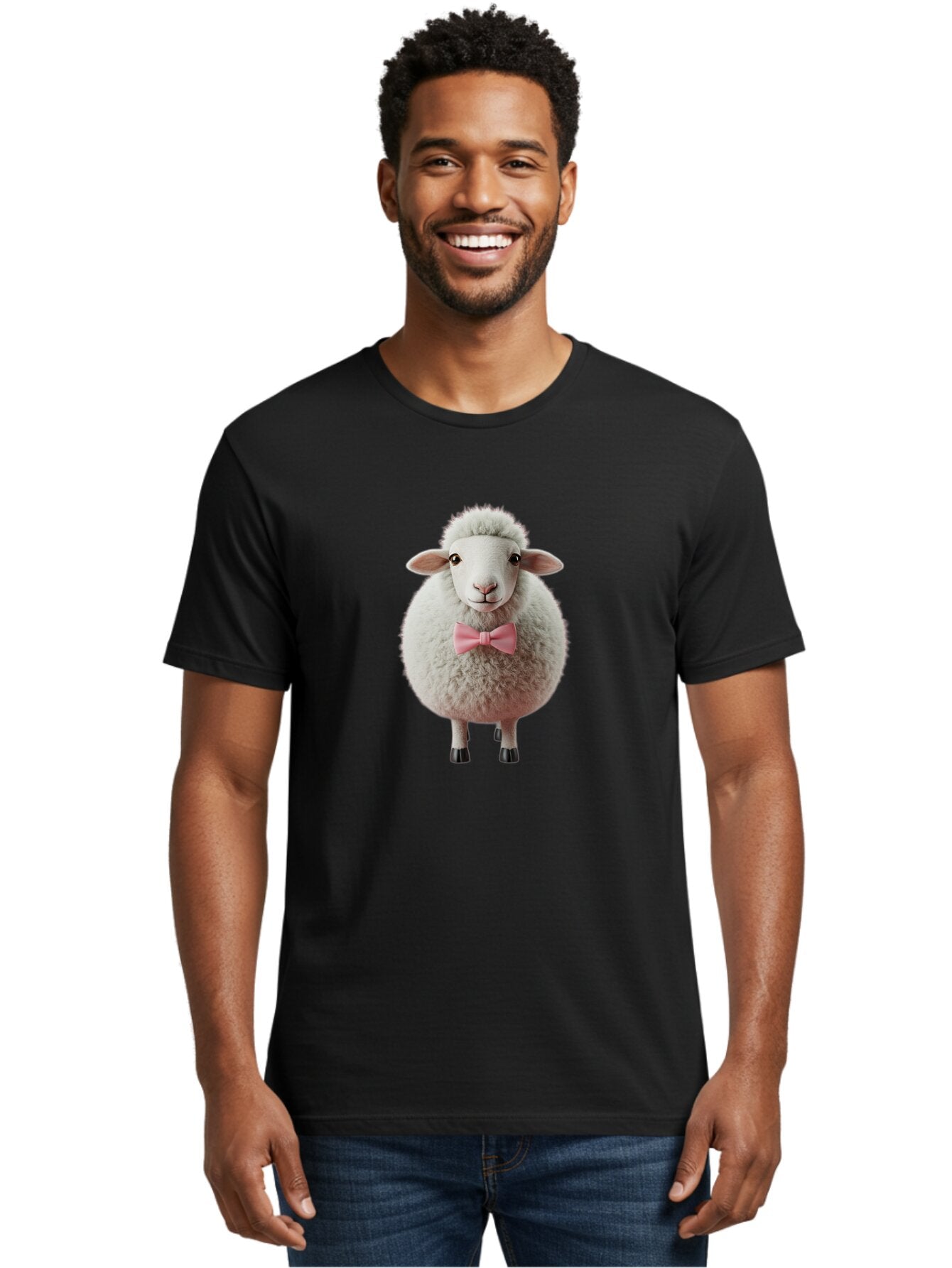 Sheep-With-Pink-Bow-Tie Men'S Graphic Tee, 100% Cotton, Comfortable Casual Summer Wear, Machine Washable, Vintage Camera, Old Camera, Antique Camera, Black Camera, Classic Photography, Photography Equipment, Nostalgic Device, Film Camera, Baq012 22