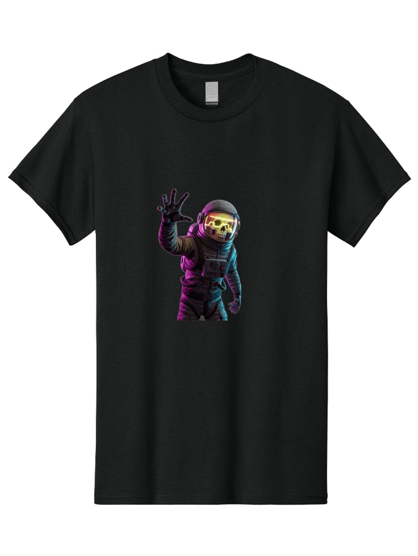 Skull-Astronaut-1 Men'S Graphic Tee, 100% Cotton, Comfortable Casual Summer Wear, Machine Washable, Vintage Camera, Old Camera, Antique Camera, Black Camera, Classic Photography, Photography Equipment, Nostalgic Device, Film Camera, Camera Art Baq014
