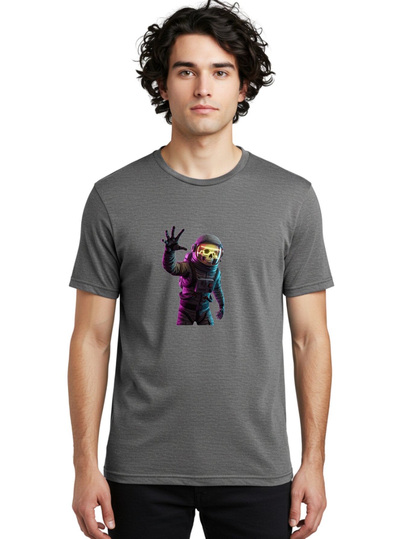 Skull-Astronaut-1 Men'S Graphic Tee, 100% Cotton, Comfortable Casual Summer Wear, Machine Washable, Vintage Camera, Old Camera, Antique Camera, Black Camera, Classic Photography, Photography Equipment, Nostalgic Device, Film Camera, Camera Art Baq014 30