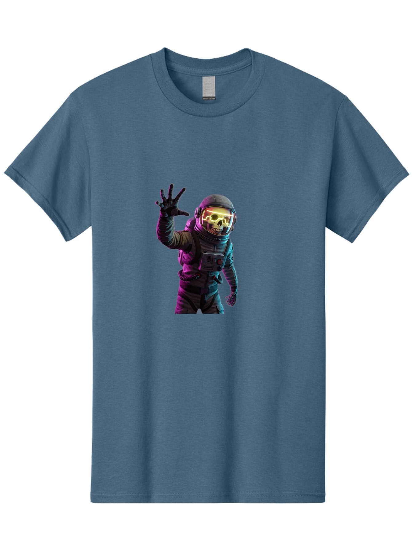 Skull-Astronaut-1 Men'S Graphic Tee, 100% Cotton, Comfortable Casual Summer Wear, Machine Washable, Vintage Camera, Old Camera, Antique Camera, Black Camera, Classic Photography, Photography Equipment, Nostalgic Device, Film Camera, Camera Art Baq014 12