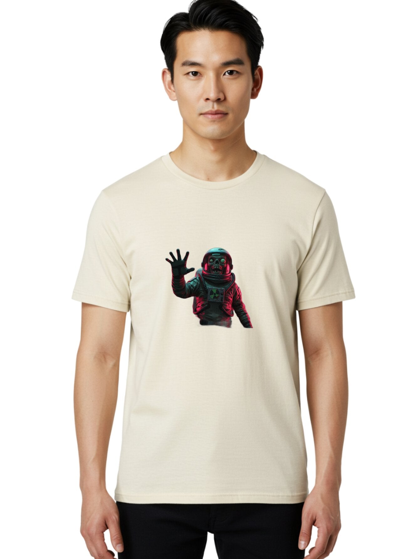 Skull-Astronaut-2 Men'S Graphic Tee, 100% Cotton, Comfortable Casual Summer Wear, Machine Washable, Vintage Camera, Old Camera, Antique Camera, Black Camera, Classic Photography, Photography Equipment, Nostalgic Device, Film Camera, Camera Art Baq015 27