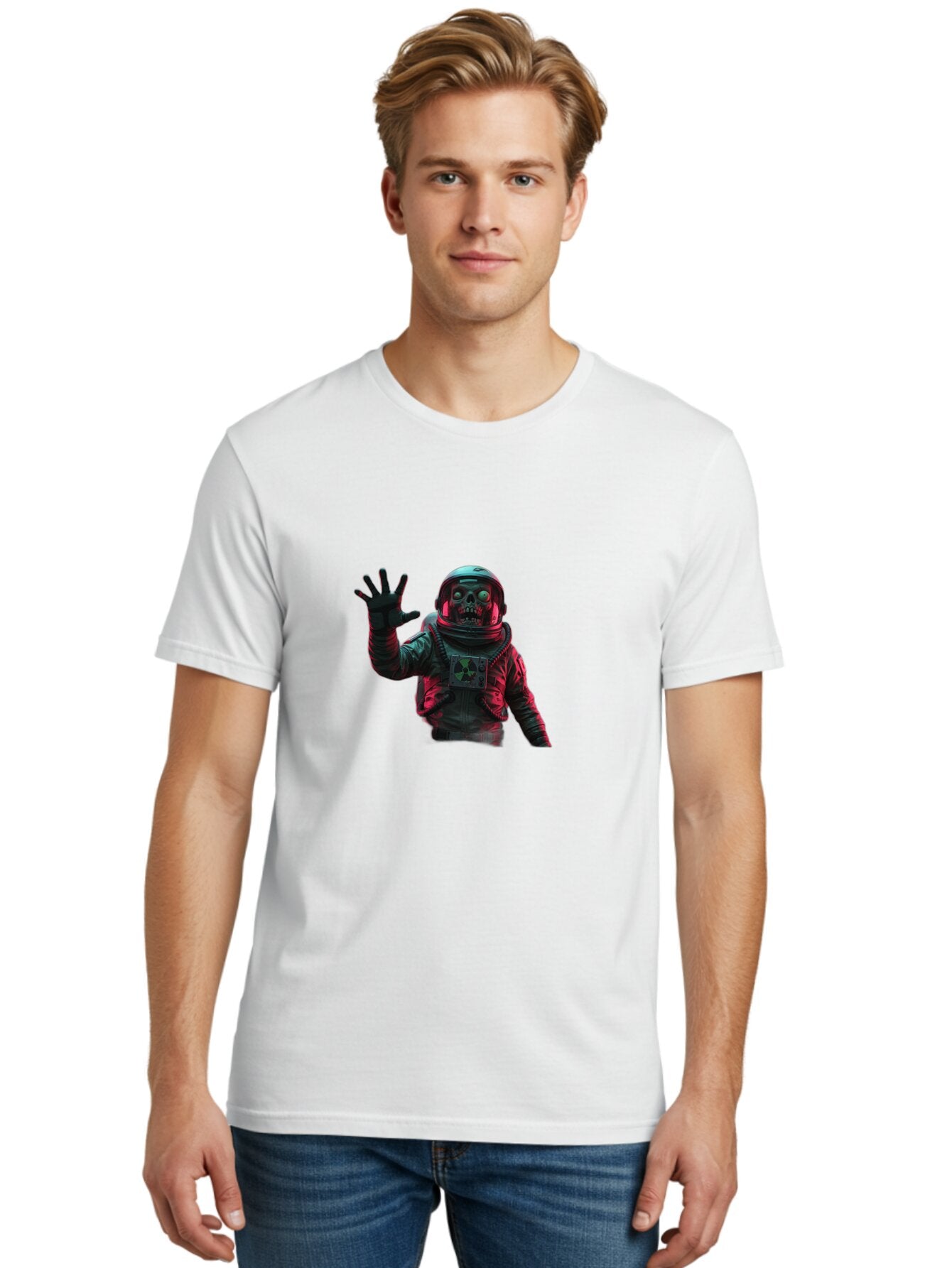Skull-Astronaut-2 Men'S Graphic Tee, 100% Cotton, Comfortable Casual Summer Wear, Machine Washable, Vintage Camera, Old Camera, Antique Camera, Black Camera, Classic Photography, Photography Equipment, Nostalgic Device, Film Camera, Camera Art Baq015 20