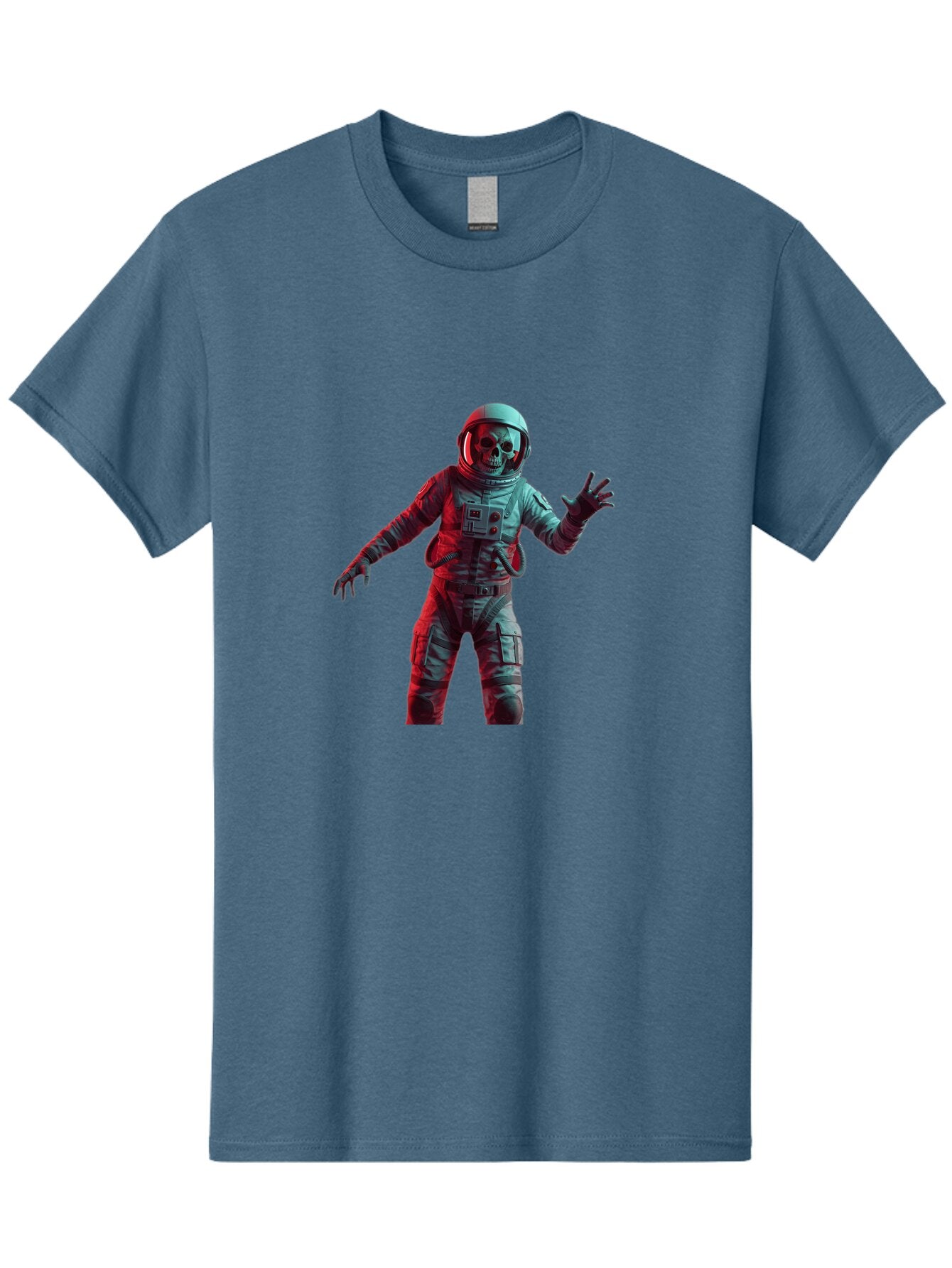 Skull-Astronaut Men'S Graphic Tee, 100% Cotton, Comfortable Casual Summer Wear, Machine Washable, Vintage Camera, Old Camera, Antique Camera, Black Camera, Classic Photography, Photography Equipment, Nostalgic Device, Film Camera, Camera Art Baq016