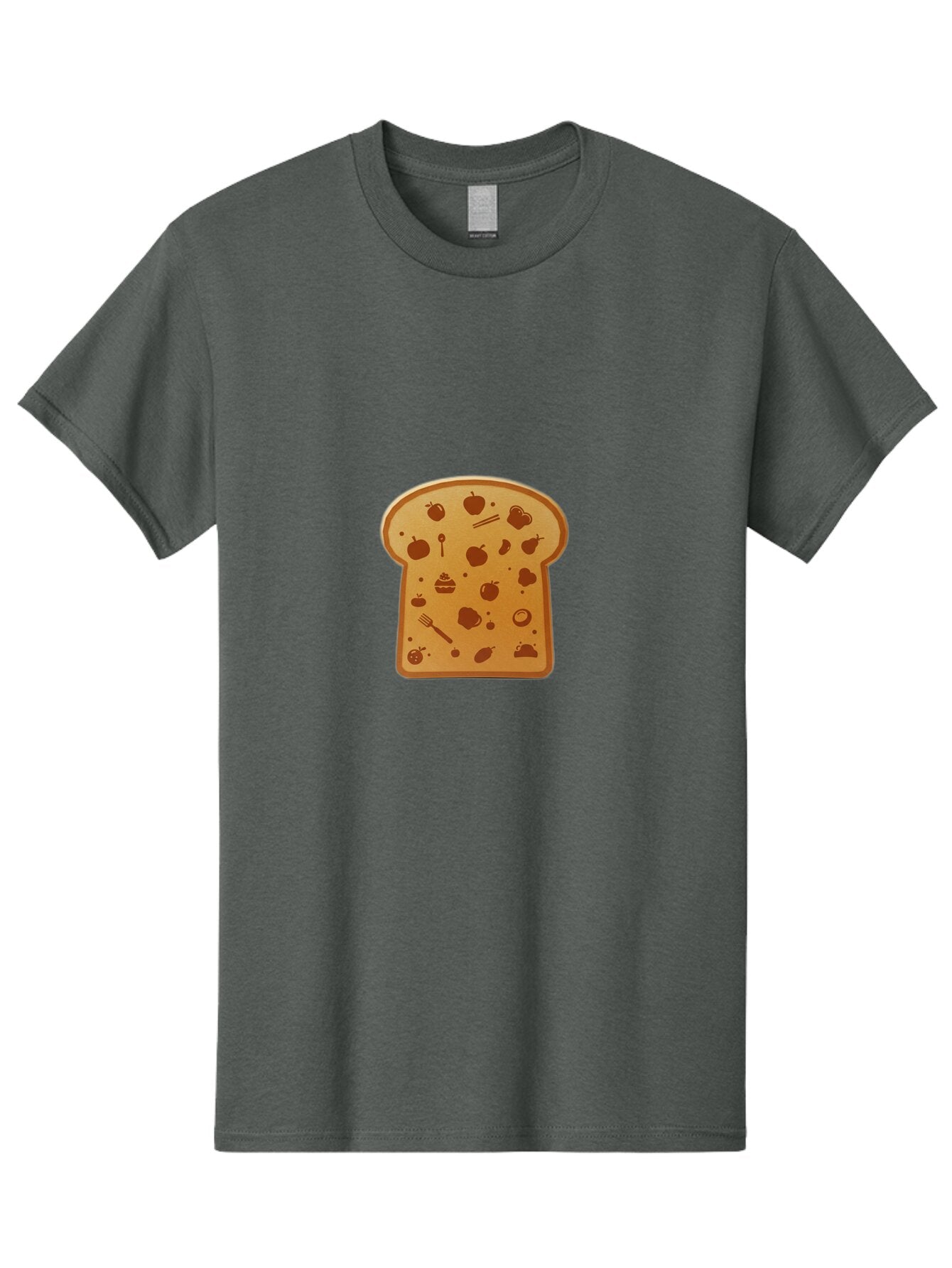 Slice-Of-Bread-With-Fruits-And-Utensils Men'S Graphic Tee, 100% Cotton, Comfortable Casual Summer Wear, Machine Washable, Vintage Camera, Old Camera, Antique Camera, Black Camera, Classic Photography, Photography Equipment, Nostalgic Device, Baq021 3