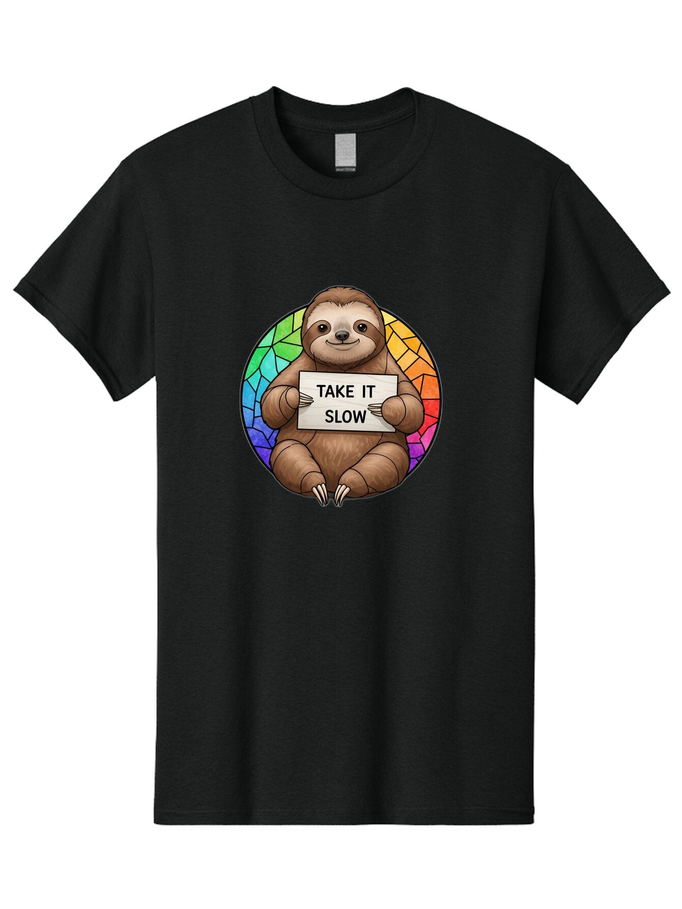 Sloth-Take-It-Slow-1 Men'S Graphic Tee, 100% Cotton, Comfortable Casual Summer Wear, Machine Washable, Vintage Camera, Old Camera, Antique Camera, Black Camera, Classic Photography, Photography Equipment, Nostalgic Device, Film Camera, Baq022 11