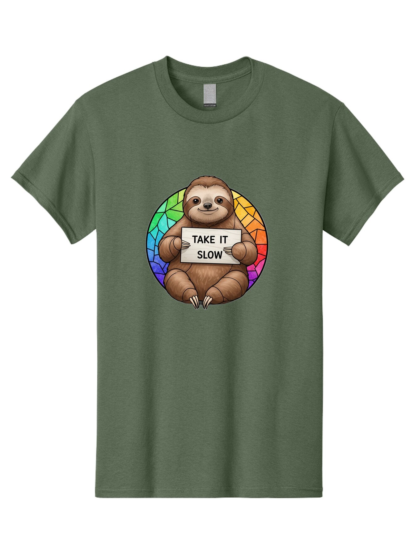 Sloth-Take-It-Slow-1 Men'S Graphic Tee, 100% Cotton, Comfortable Casual Summer Wear, Machine Washable, Vintage Camera, Old Camera, Antique Camera, Black Camera, Classic Photography, Photography Equipment, Nostalgic Device, Film Camera, Baq022 9