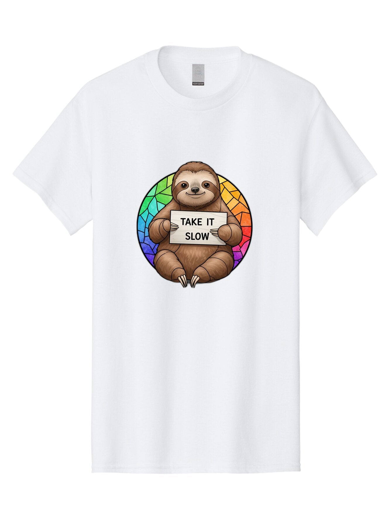 Sloth-Take-It-Slow-1 Men'S Graphic Tee, 100% Cotton, Comfortable Casual Summer Wear, Machine Washable, Vintage Camera, Old Camera, Antique Camera, Black Camera, Classic Photography, Photography Equipment, Nostalgic Device, Film Camera, Baq022 7