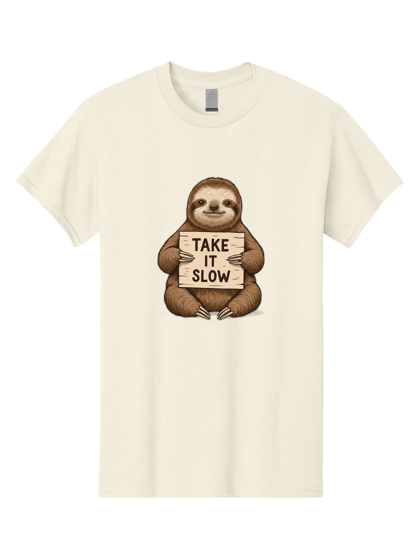 Sloth-Take-It-Slow-2 Men'S Graphic Tee, 100% Cotton, Comfortable Casual Summer Wear, Machine Washable, Vintage Camera, Old Camera, Antique Camera, Black Camera, Classic Photography, Photography Equipment, Nostalgic Device, Film Camera, Baq023 3