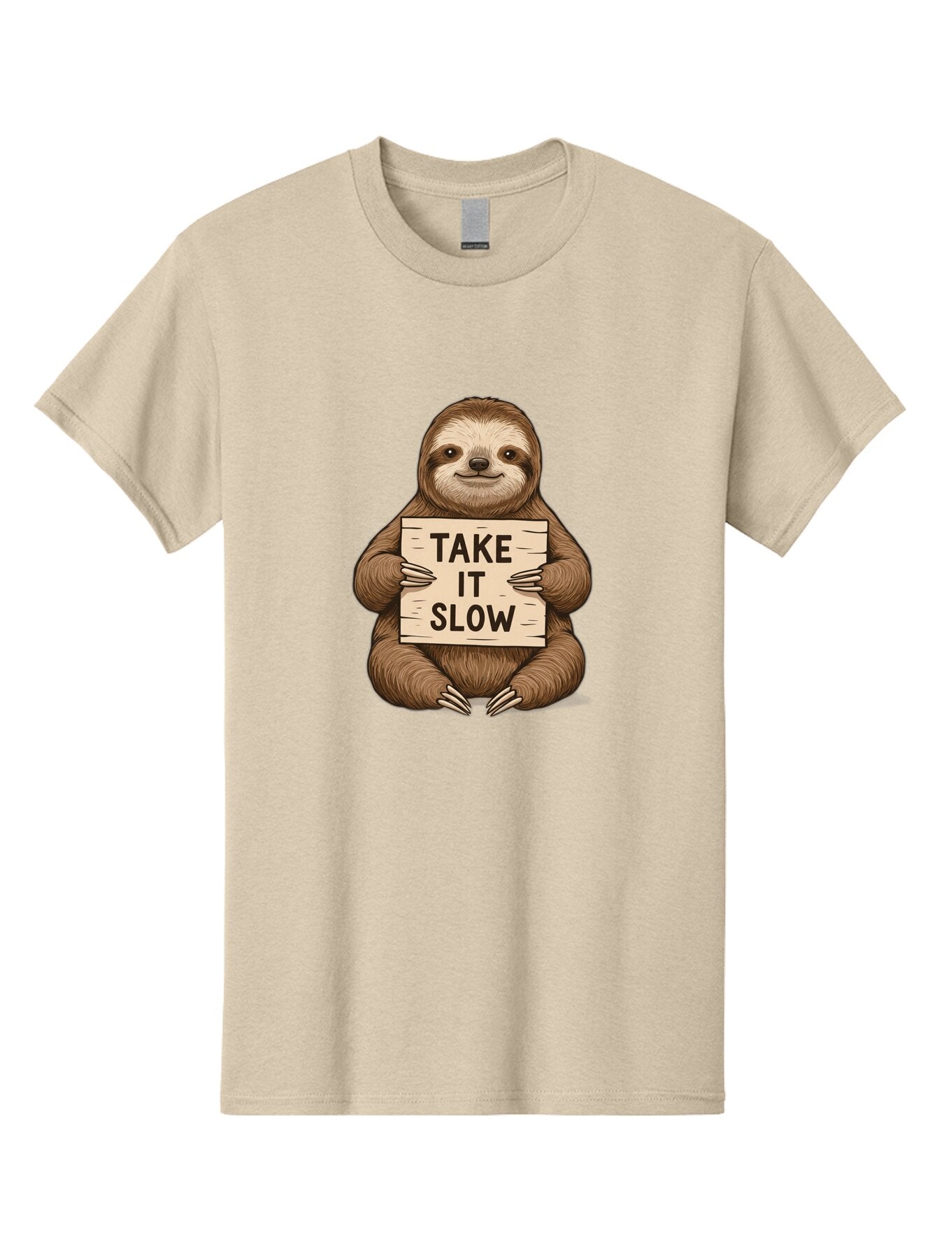 Sloth-Take-It-Slow-2 Men'S Graphic Tee, 100% Cotton, Comfortable Casual Summer Wear, Machine Washable, Vintage Camera, Old Camera, Antique Camera, Black Camera, Classic Photography, Photography Equipment, Nostalgic Device, Film Camera, Baq023 12
