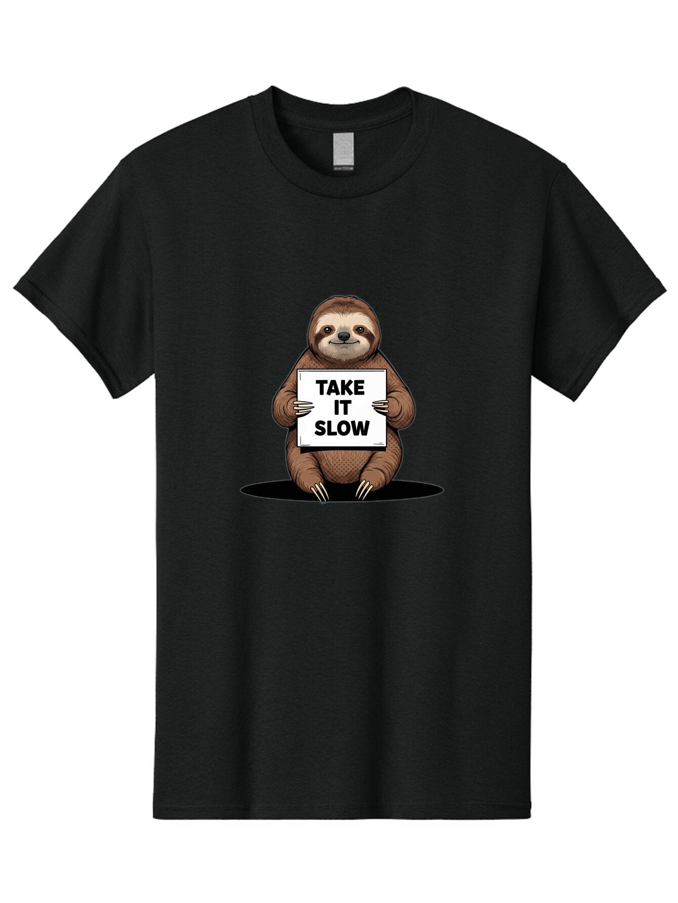 Sloth-Take-It-Slow-3 Men'S Graphic Tee, 100% Cotton, Comfortable Casual Summer Wear, Machine Washable, Vintage Camera, Old Camera, Antique Camera, Black Camera, Classic Photography, Photography Equipment, Nostalgic Device, Film Camera, Baq024 9
