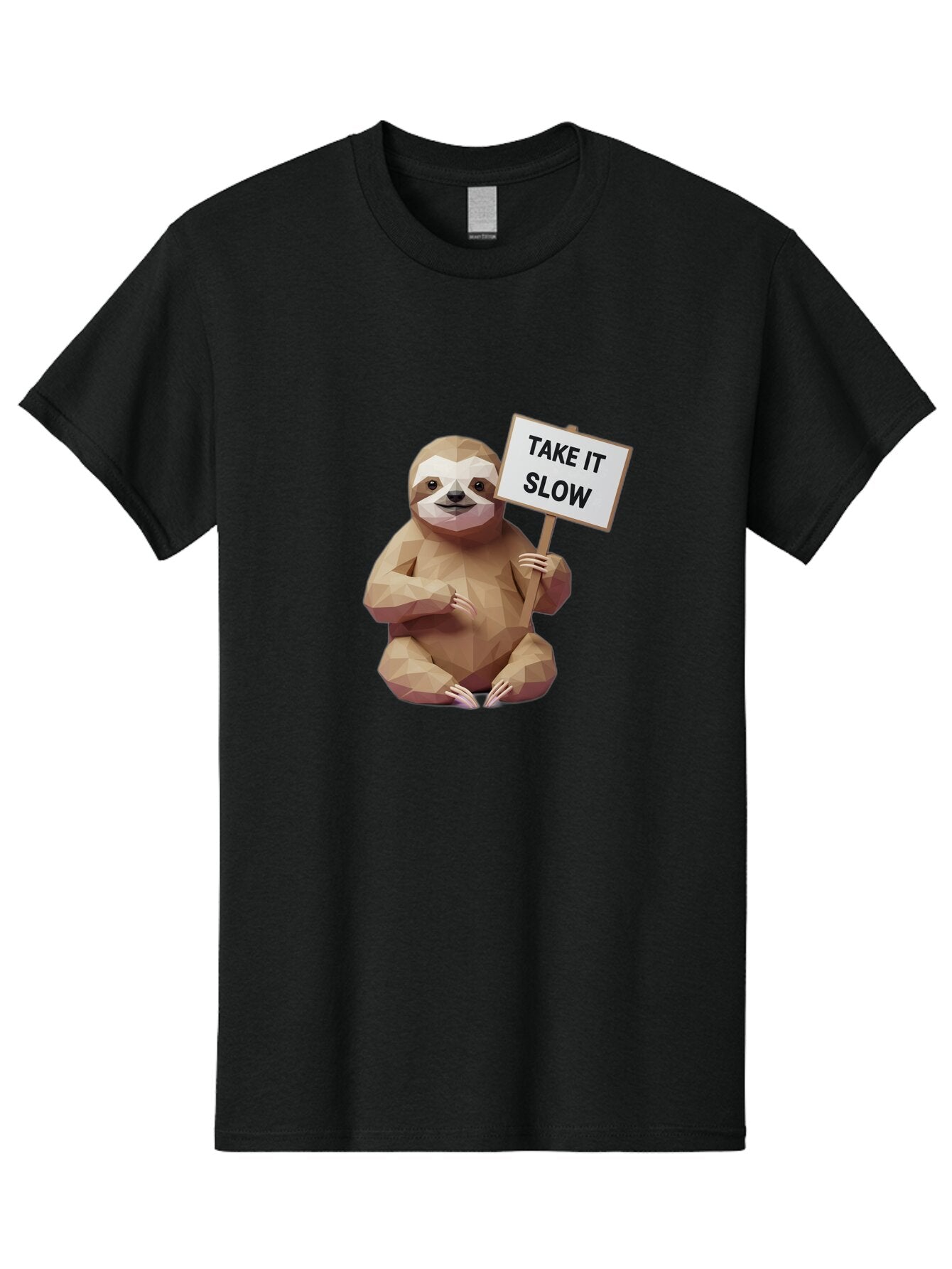 Sloth-Take-It-Slow-4 Men'S Graphic Tee, 100% Cotton, Comfortable Casual Summer Wear, Machine Washable, Vintage Camera, Old Camera, Antique Camera, Black Camera, Classic Photography, Photography Equipment, Nostalgic Device, Film Camera, Baq025 2