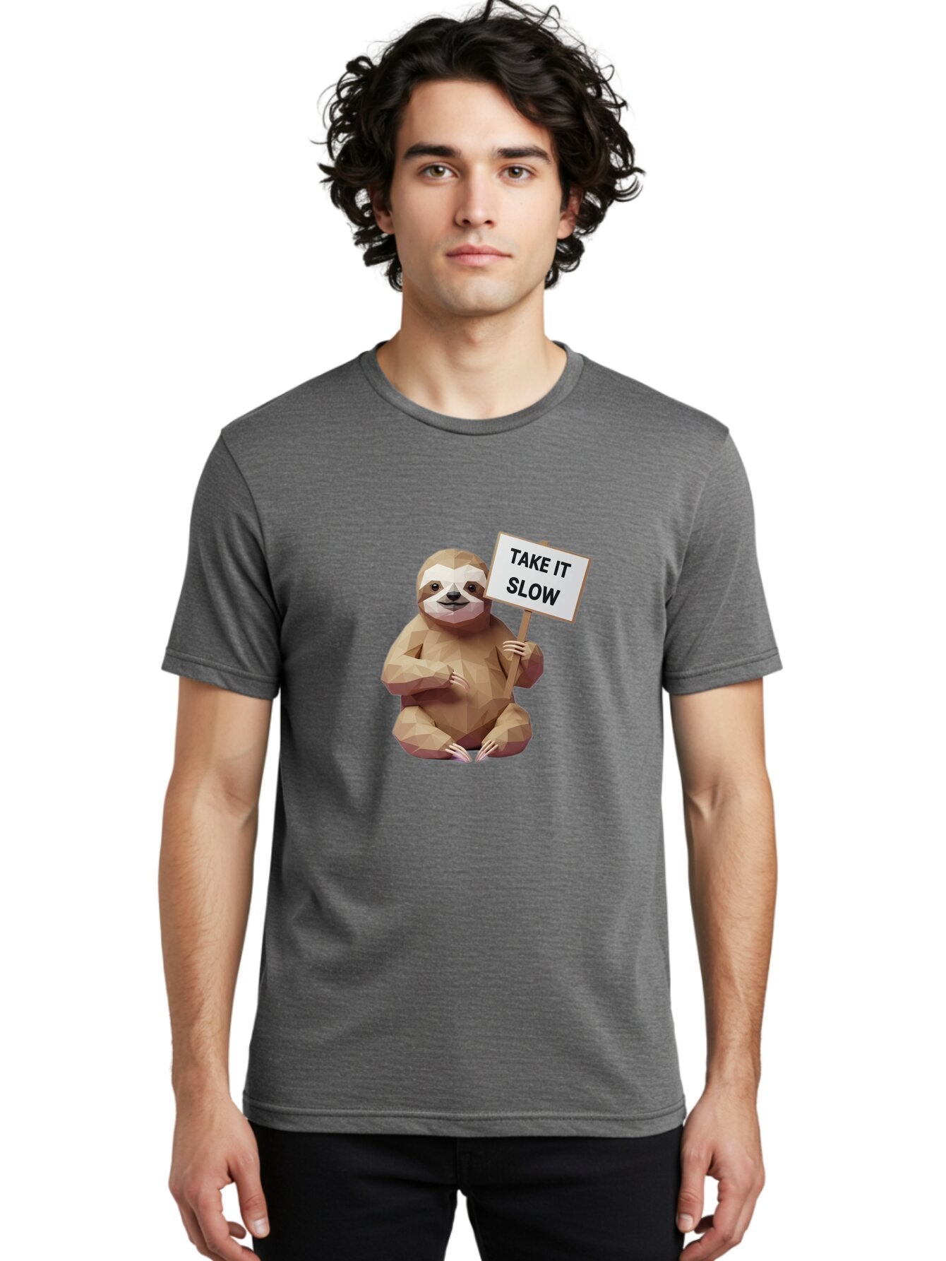 Sloth-Take-It-Slow-4 Men'S Graphic Tee, 100% Cotton, Comfortable Casual Summer Wear, Machine Washable, Vintage Camera, Old Camera, Antique Camera, Black Camera, Classic Photography, Photography Equipment, Nostalgic Device, Film Camera, Baq025 23