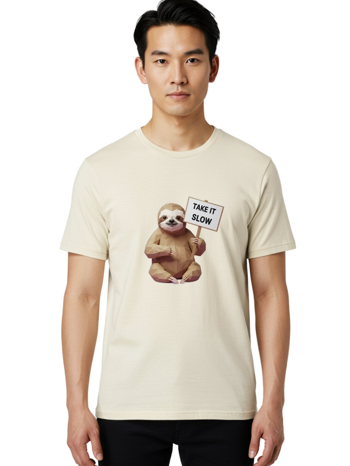 Sloth-Take-It-Slow-4 Men'S Graphic Tee, 100% Cotton, Comfortable Casual Summer Wear, Machine Washable, Vintage Camera, Old Camera, Antique Camera, Black Camera, Classic Photography, Photography Equipment, Nostalgic Device, Film Camera, Baq025 30