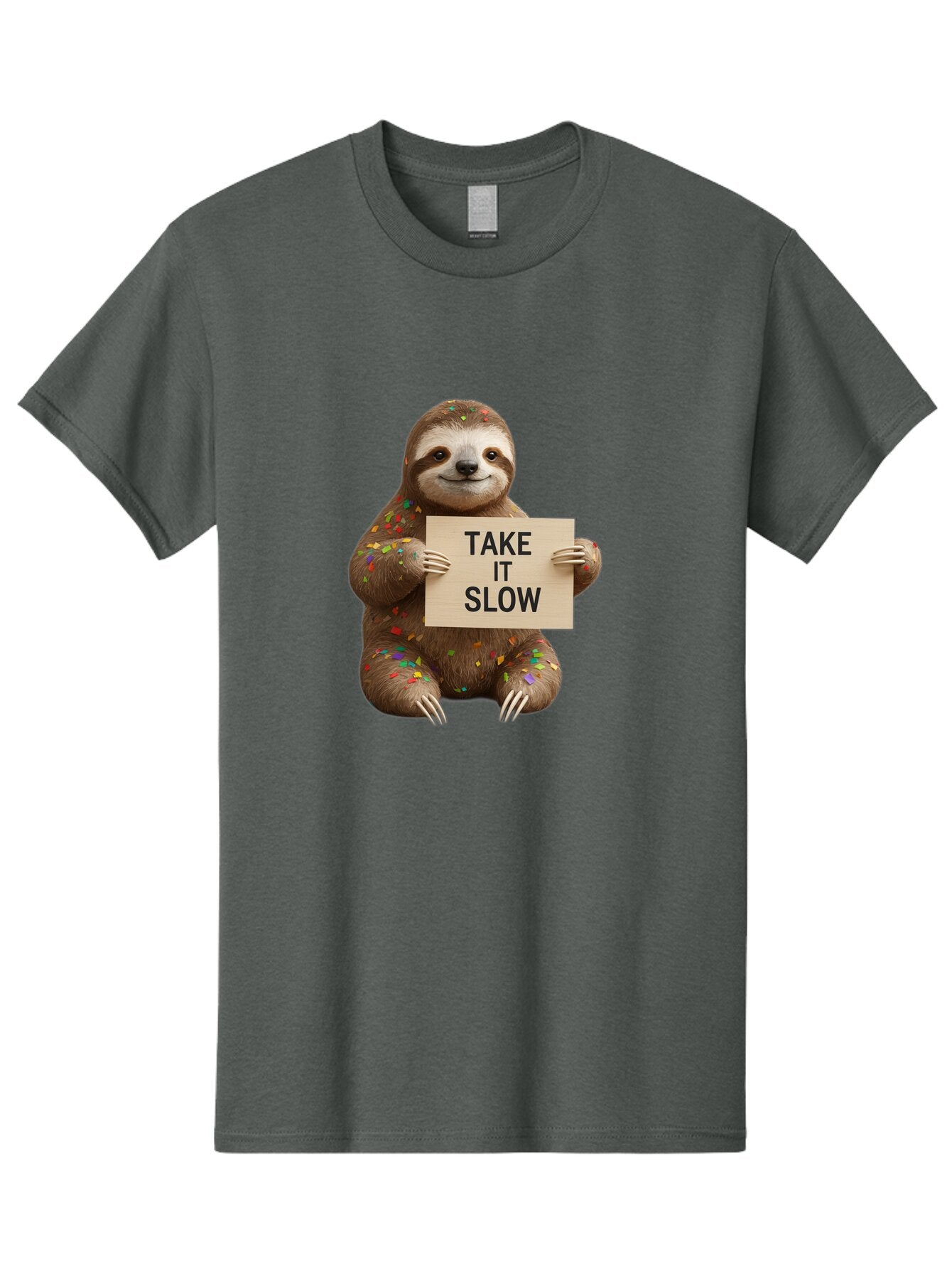 Sloth-Take-It-Slow-5 Men'S Graphic Tee, 100% Cotton, Comfortable Casual Summer Wear, Machine Washable, Vintage Camera, Old Camera, Antique Camera, Black Camera, Classic Photography, Photography Equipment, Nostalgic Device, Film Camera, Baq026 8