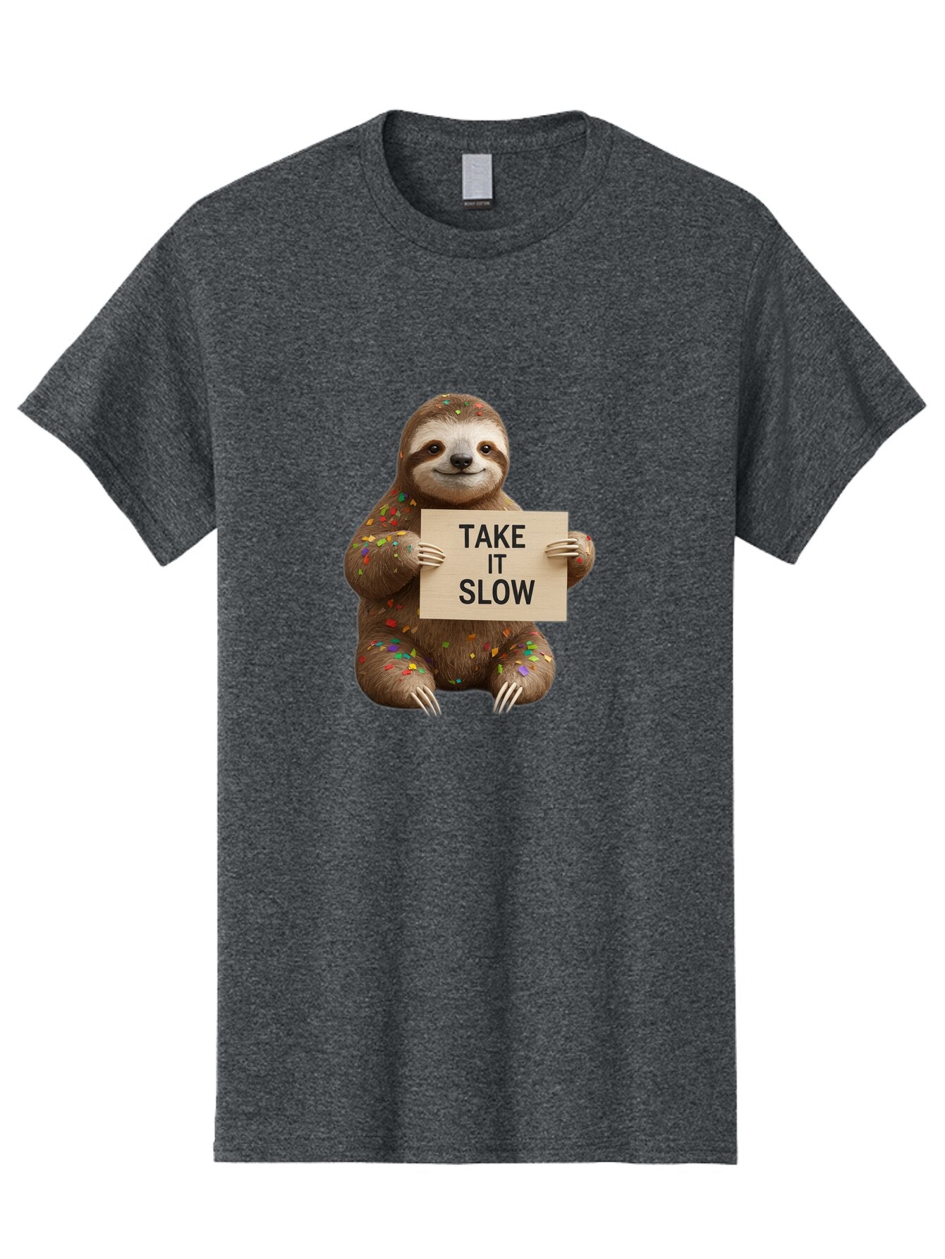 Sloth-Take-It-Slow-5 Men'S Graphic Tee, 100% Cotton, Comfortable Casual Summer Wear, Machine Washable, Vintage Camera, Old Camera, Antique Camera, Black Camera, Classic Photography, Photography Equipment, Nostalgic Device, Film Camera, Baq026 1