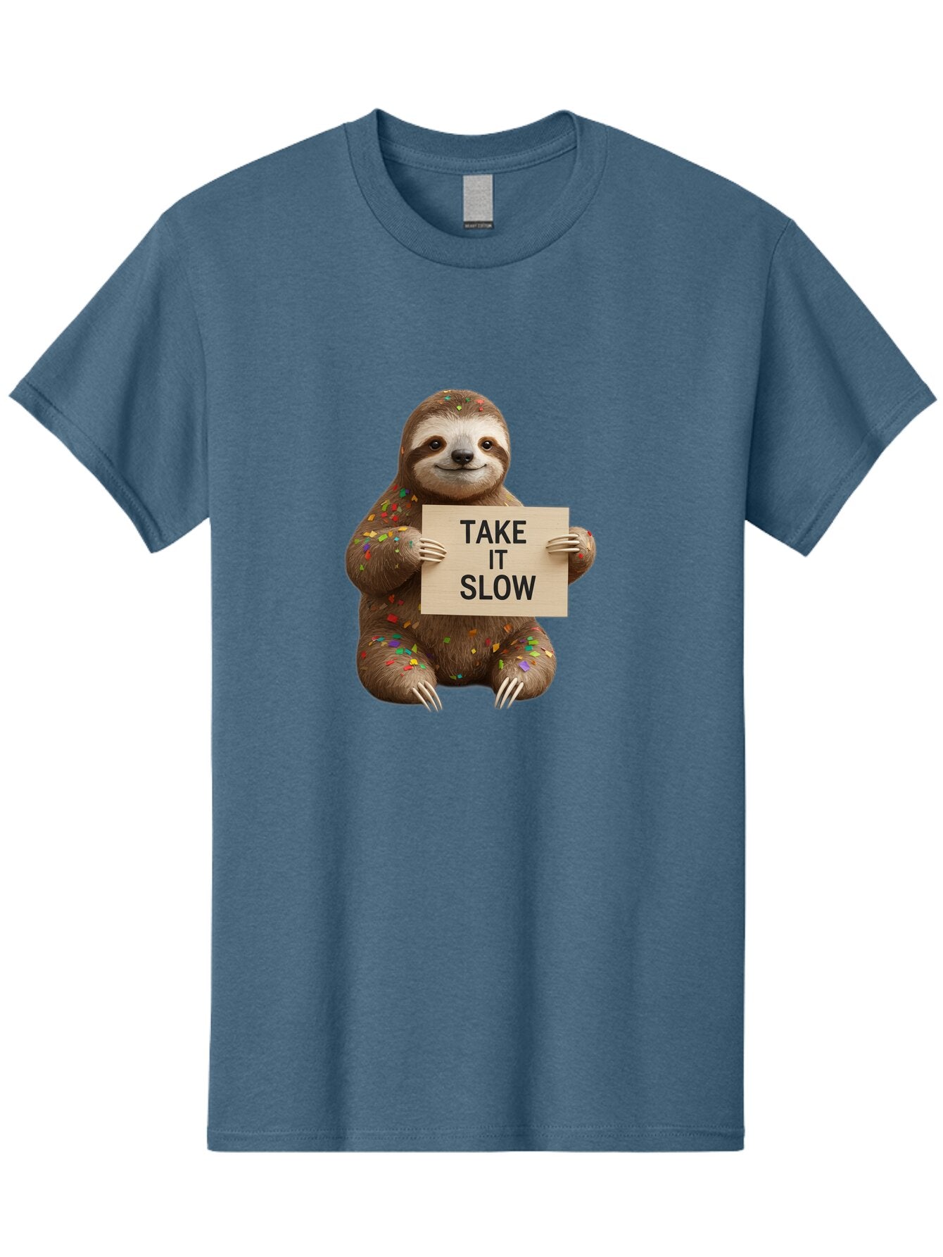 Sloth-Take-It-Slow-5 Men'S Graphic Tee, 100% Cotton, Comfortable Casual Summer Wear, Machine Washable, Vintage Camera, Old Camera, Antique Camera, Black Camera, Classic Photography, Photography Equipment, Nostalgic Device, Film Camera, Baq026 13