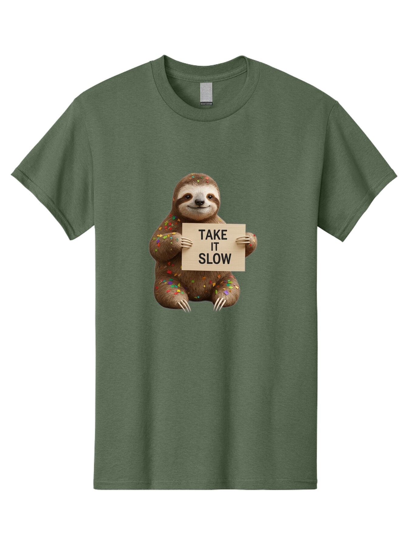Sloth-Take-It-Slow-5 Men'S Graphic Tee, 100% Cotton, Comfortable Casual Summer Wear, Machine Washable, Vintage Camera, Old Camera, Antique Camera, Black Camera, Classic Photography, Photography Equipment, Nostalgic Device, Film Camera, Baq026 11