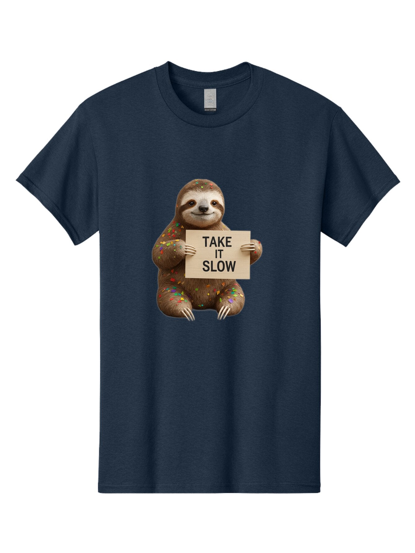 Sloth-Take-It-Slow-5 Men'S Graphic Tee, 100% Cotton, Comfortable Casual Summer Wear, Machine Washable, Vintage Camera, Old Camera, Antique Camera, Black Camera, Classic Photography, Photography Equipment, Nostalgic Device, Film Camera, Baq026 9