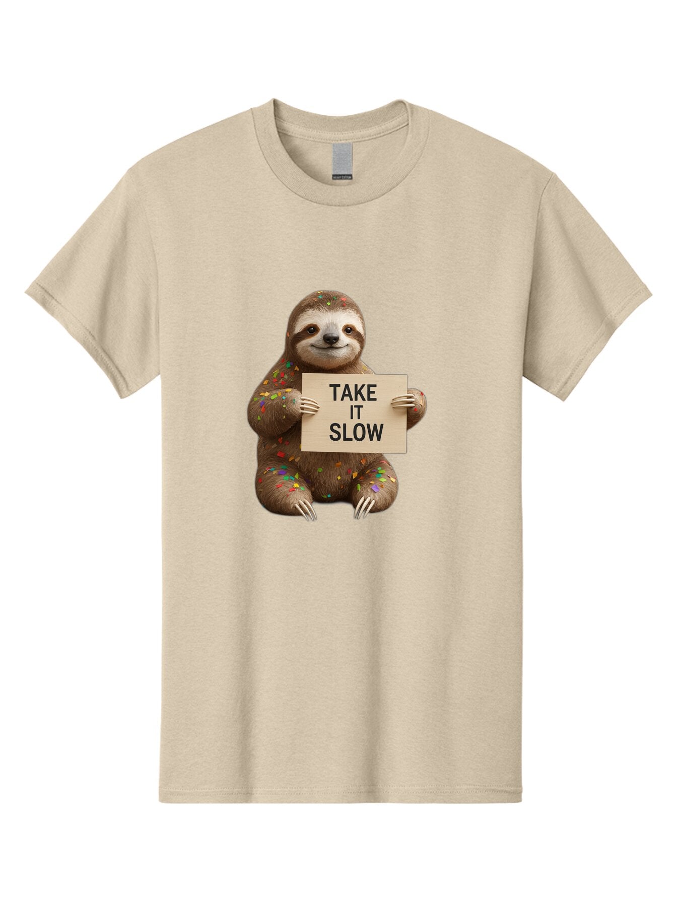 Sloth-Take-It-Slow-5 Men'S Graphic Tee, 100% Cotton, Comfortable Casual Summer Wear, Machine Washable, Vintage Camera, Old Camera, Antique Camera, Black Camera, Classic Photography, Photography Equipment, Nostalgic Device, Film Camera, Baq026 12