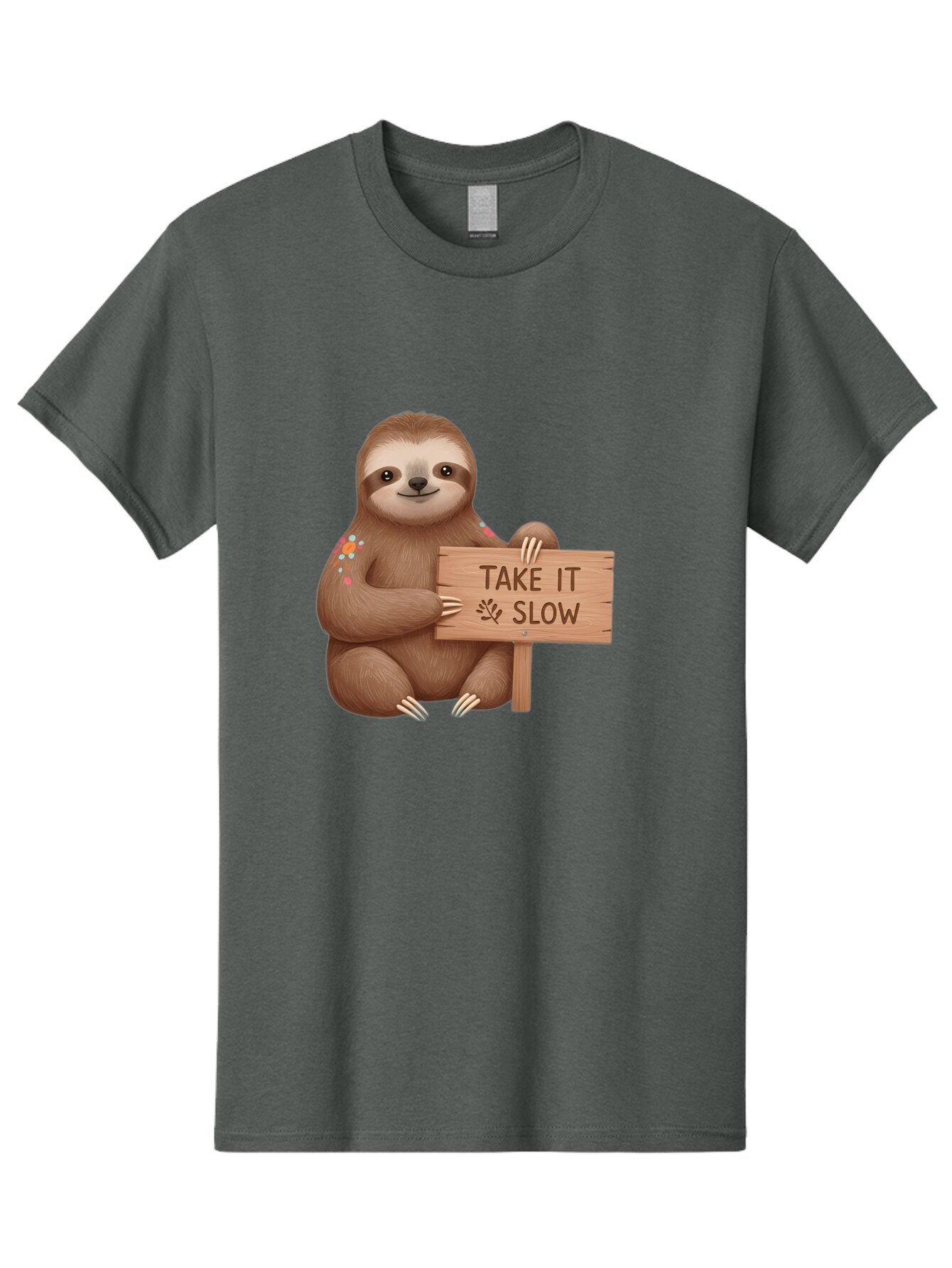 Sloth-Take-It-Slow-6 Men'S Graphic Tee, 100% Cotton, Comfortable Casual Summer Wear, Machine Washable, Vintage Camera, Old Camera, Antique Camera, Black Camera, Classic Photography, Photography Equipment, Nostalgic Device, Film Camera, Baq027 10