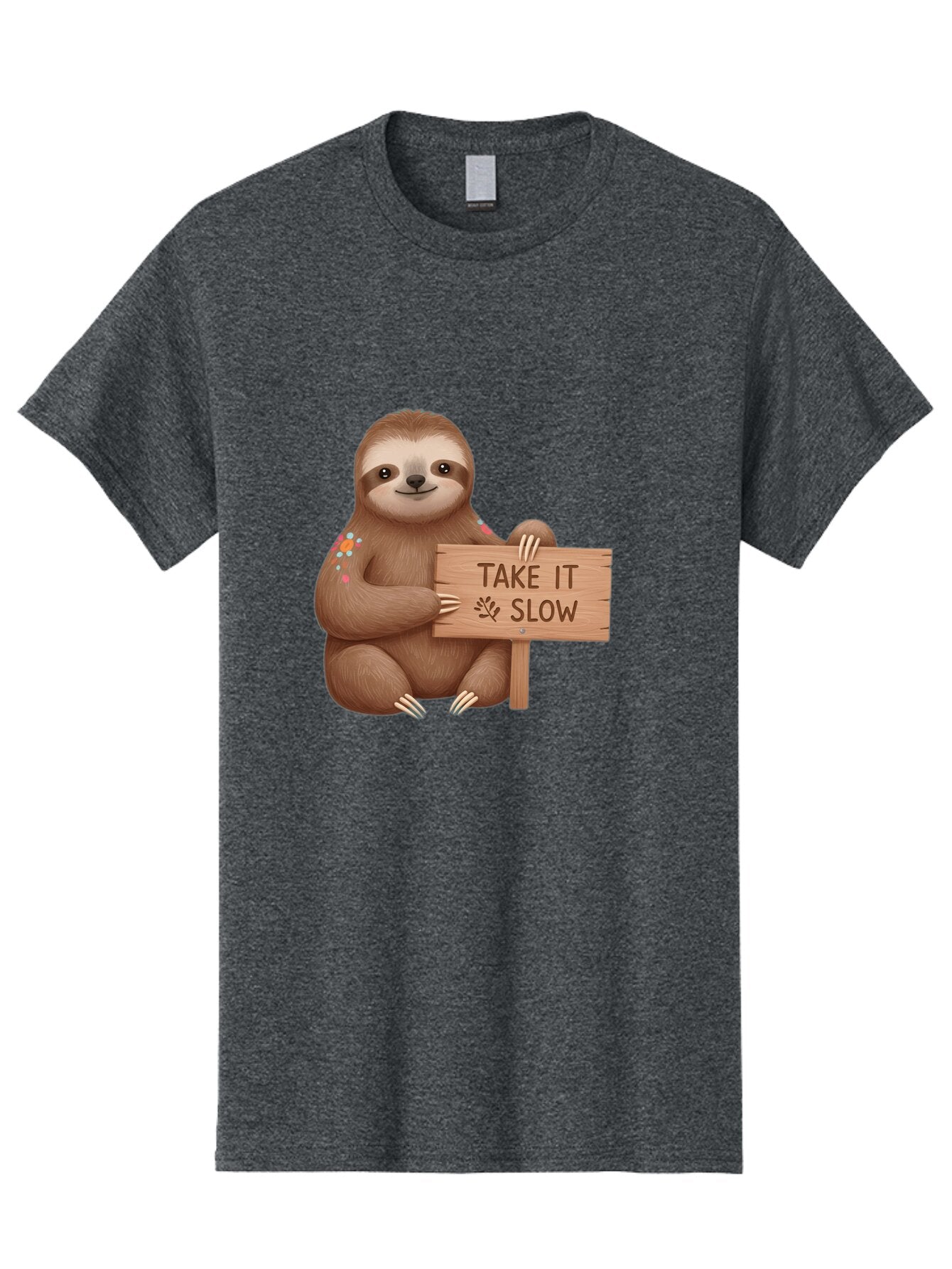 Sloth-Take-It-Slow-6 Men'S Graphic Tee, 100% Cotton, Comfortable Casual Summer Wear, Machine Washable, Vintage Camera, Old Camera, Antique Camera, Black Camera, Classic Photography, Photography Equipment, Nostalgic Device, Film Camera, Baq027 9