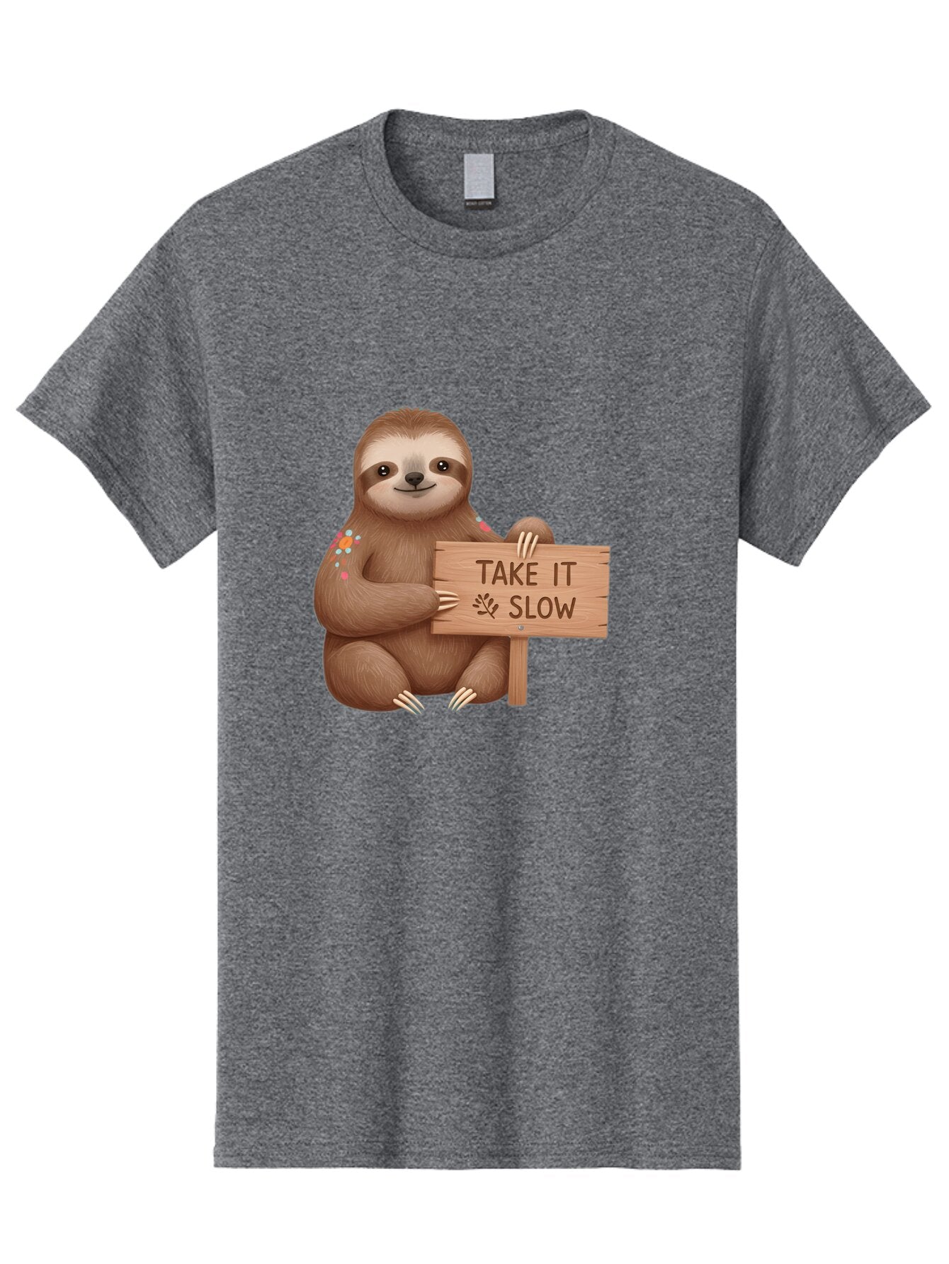 Sloth-Take-It-Slow-6 Men'S Graphic Tee, 100% Cotton, Comfortable Casual Summer Wear, Machine Washable, Vintage Camera, Old Camera, Antique Camera, Black Camera, Classic Photography, Photography Equipment, Nostalgic Device, Film Camera, Baq027 5