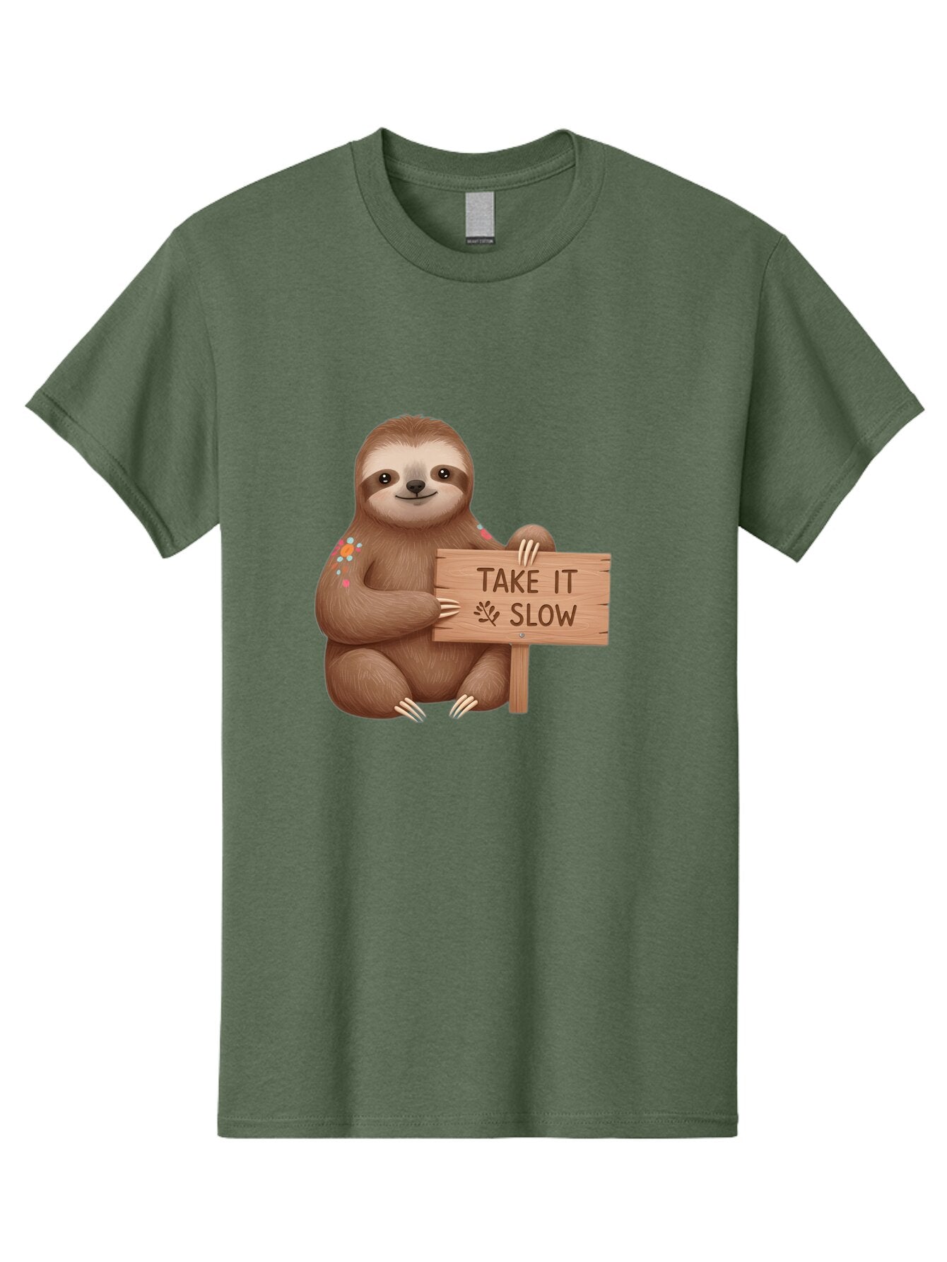 Sloth-Take-It-Slow-6 Men'S Graphic Tee, 100% Cotton, Comfortable Casual Summer Wear, Machine Washable, Vintage Camera, Old Camera, Antique Camera, Black Camera, Classic Photography, Photography Equipment, Nostalgic Device, Film Camera, Baq027 11