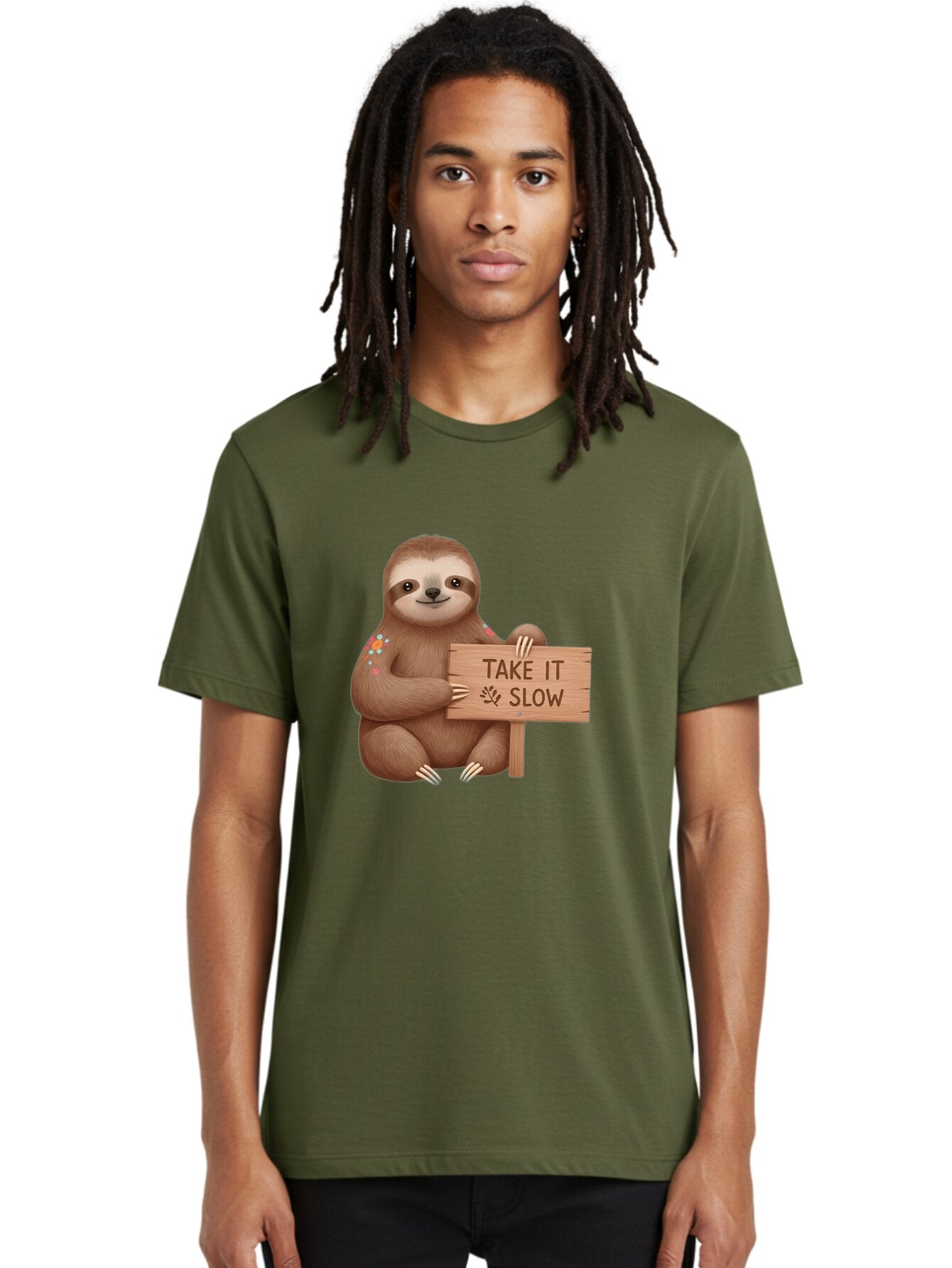 Sloth-Take-It-Slow-6 Men'S Graphic Tee, 100% Cotton, Comfortable Casual Summer Wear, Machine Washable, Vintage Camera, Old Camera, Antique Camera, Black Camera, Classic Photography, Photography Equipment, Nostalgic Device, Film Camera, Baq027 27