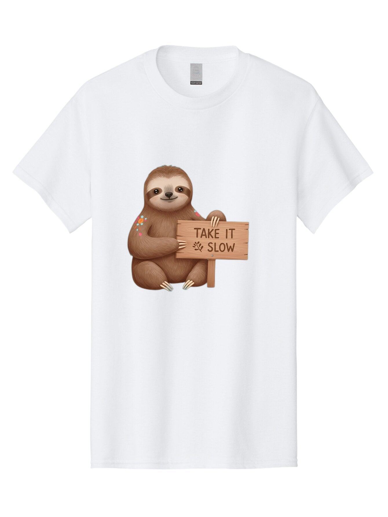Sloth-Take-It-Slow-6 Men'S Graphic Tee, 100% Cotton, Comfortable Casual Summer Wear, Machine Washable, Vintage Camera, Old Camera, Antique Camera, Black Camera, Classic Photography, Photography Equipment, Nostalgic Device, Film Camera, Baq027 4