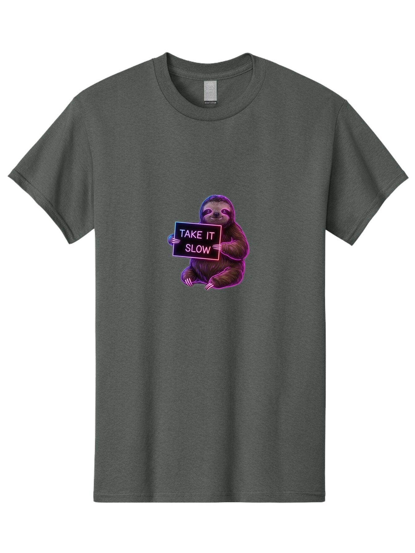 Sloth-Take-It-Slow Men'S Graphic Tee, 100% Cotton, Comfortable Casual Summer Wear, Machine Washable, Vintage Camera, Old Camera, Antique Camera, Black Camera, Classic Photography, Photography Equipment, Nostalgic Device, Film Camera, Baq028 12